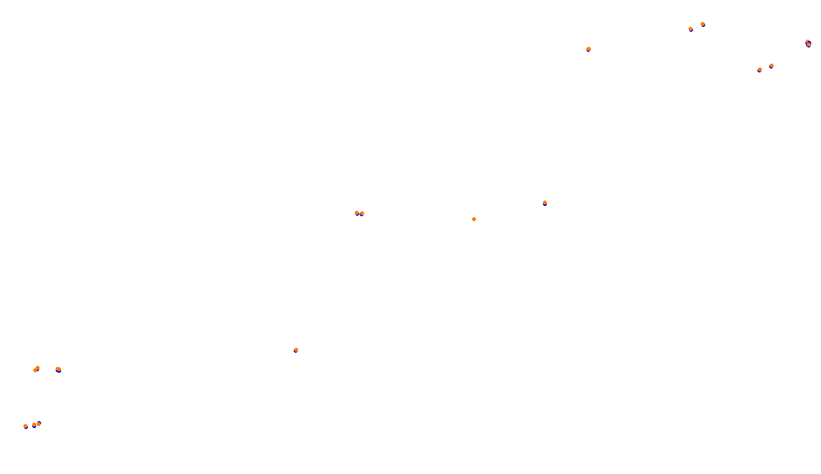 SRV Imola - Layout GP (3xDRS) collisions