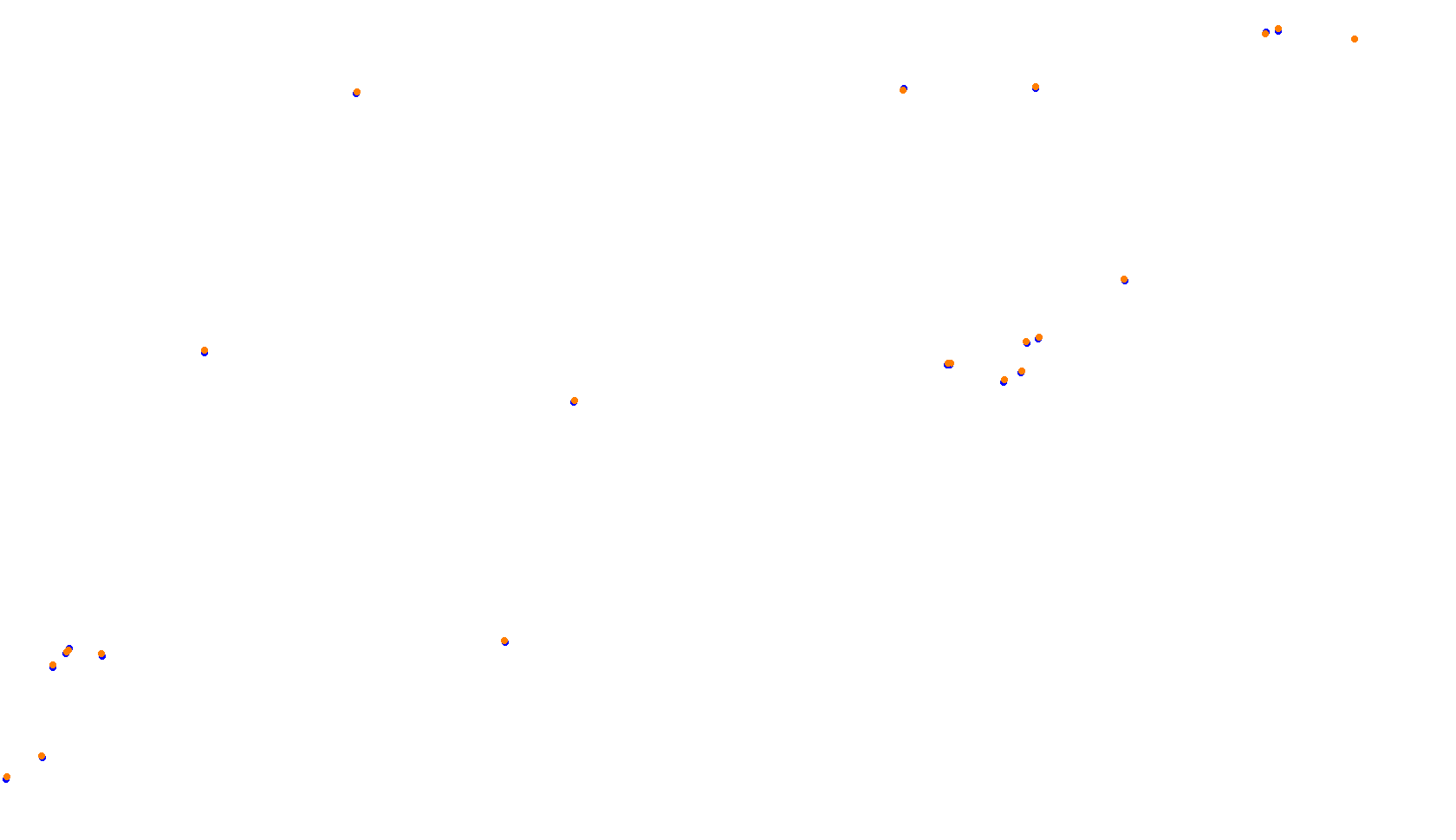 SRV Imola - Layout GP (3xDRS) collisions