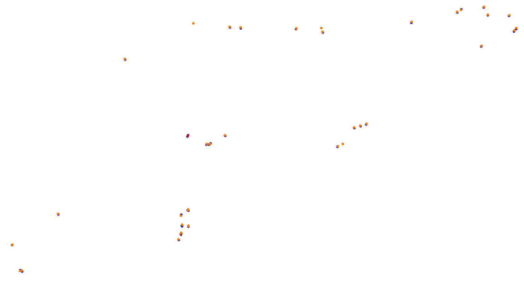 SRV Imola - Layout GP (3xDRS) collisions