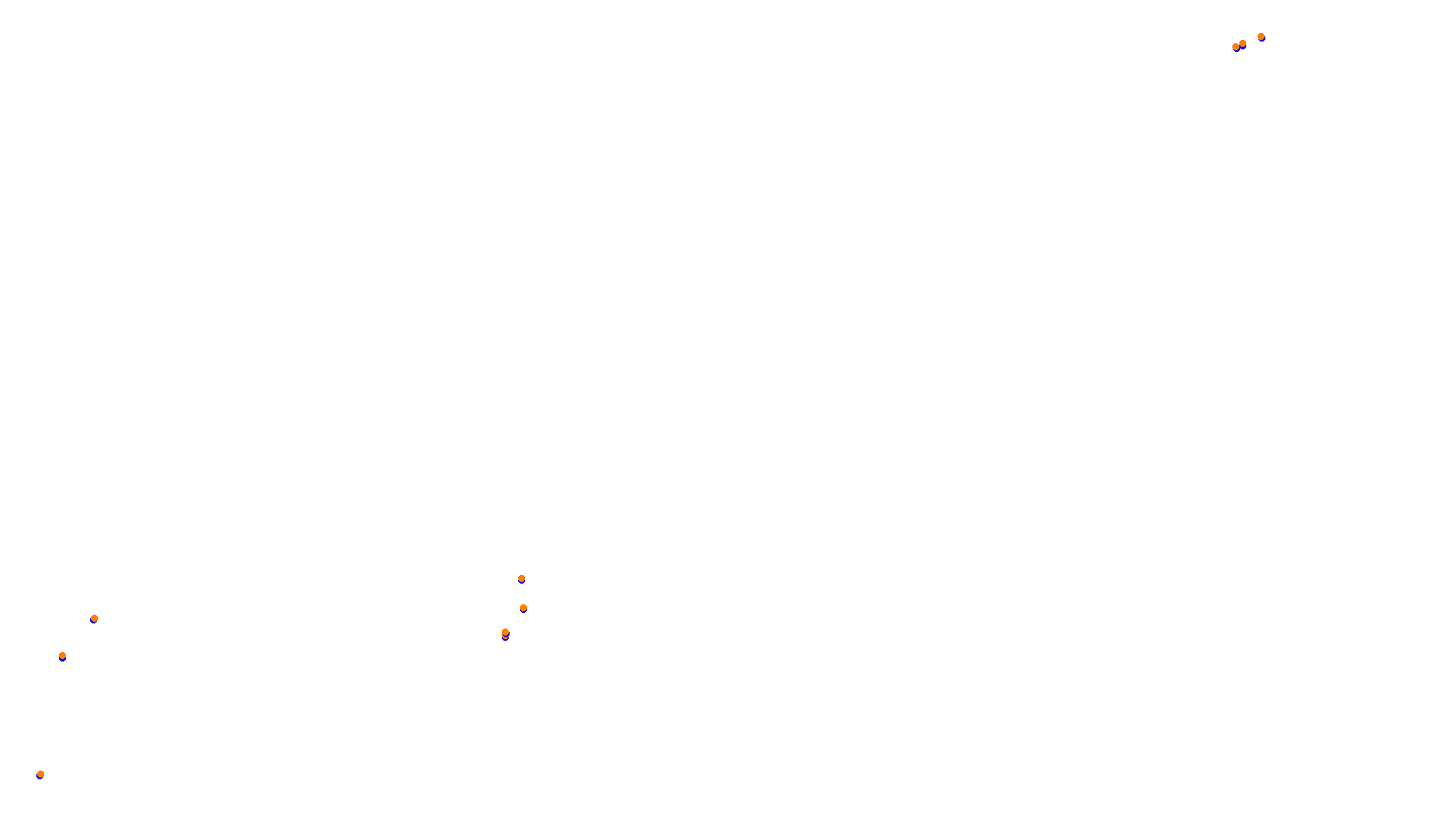 SRV Imola - Layout GP (3xDRS) collisions