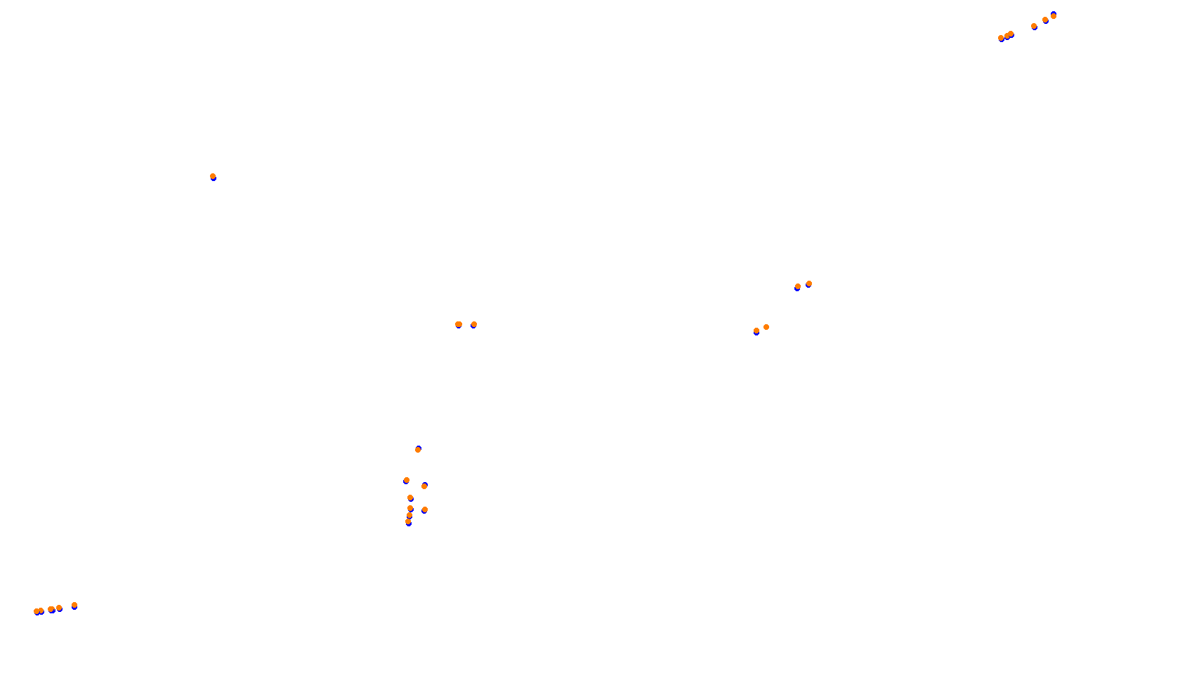 SRV Imola - Layout GP (3xDRS) collisions