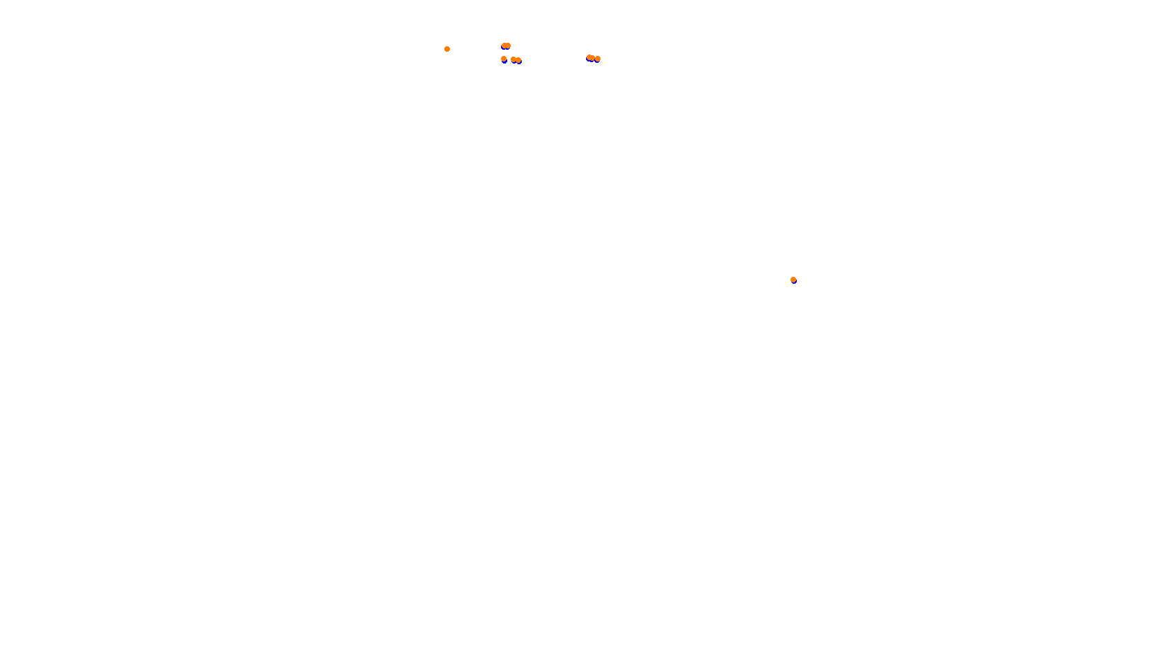 SRV Imola - Layout GP (3xDRS) collisions