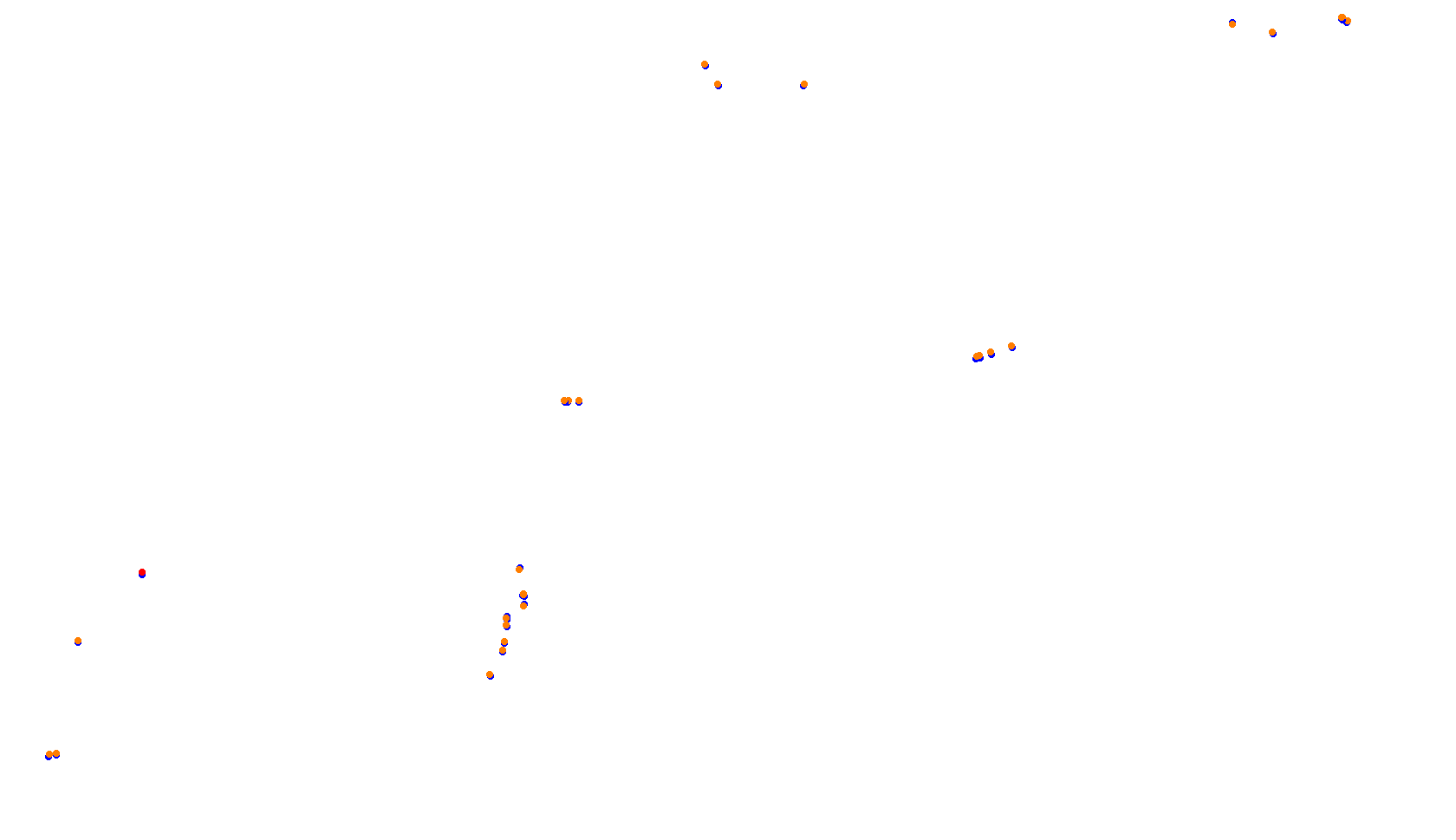 SRV Imola - Layout GP (3xDRS) collisions