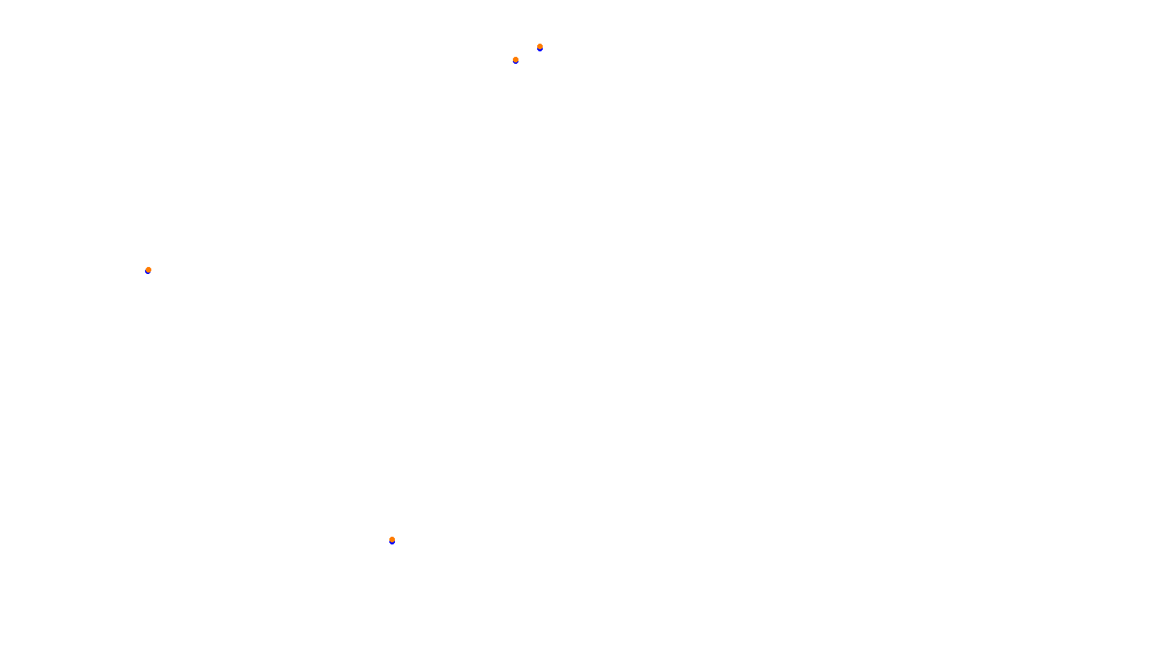 SRV Imola - Layout GP (3xDRS) collisions