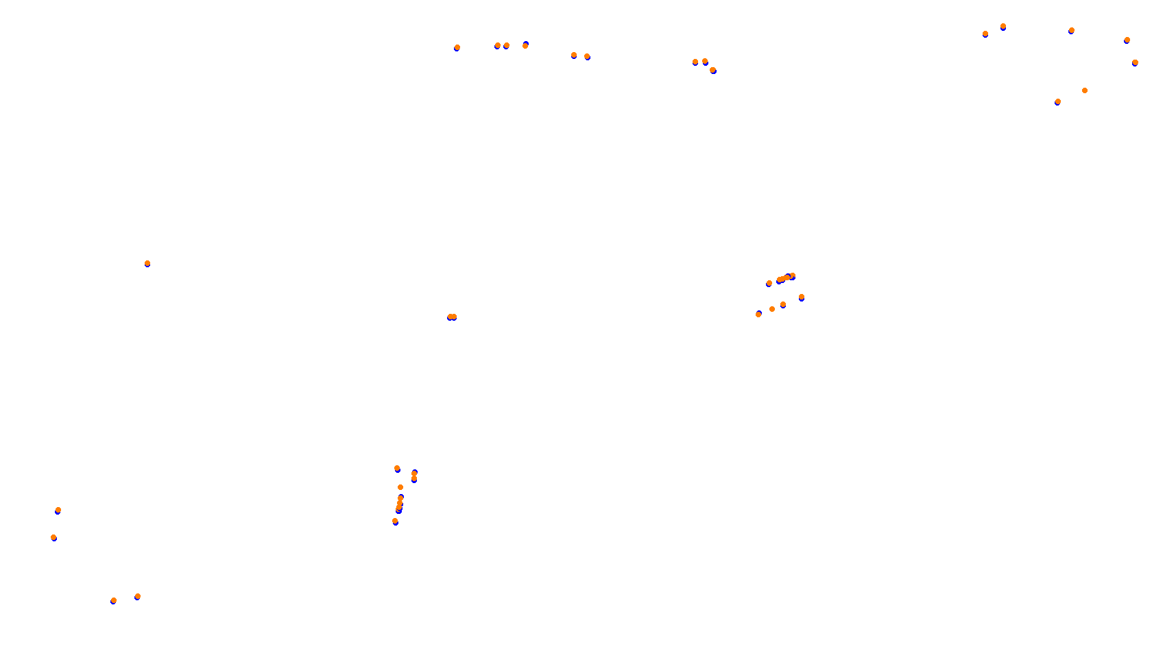 SRV Imola - Layout GP (3xDRS) collisions