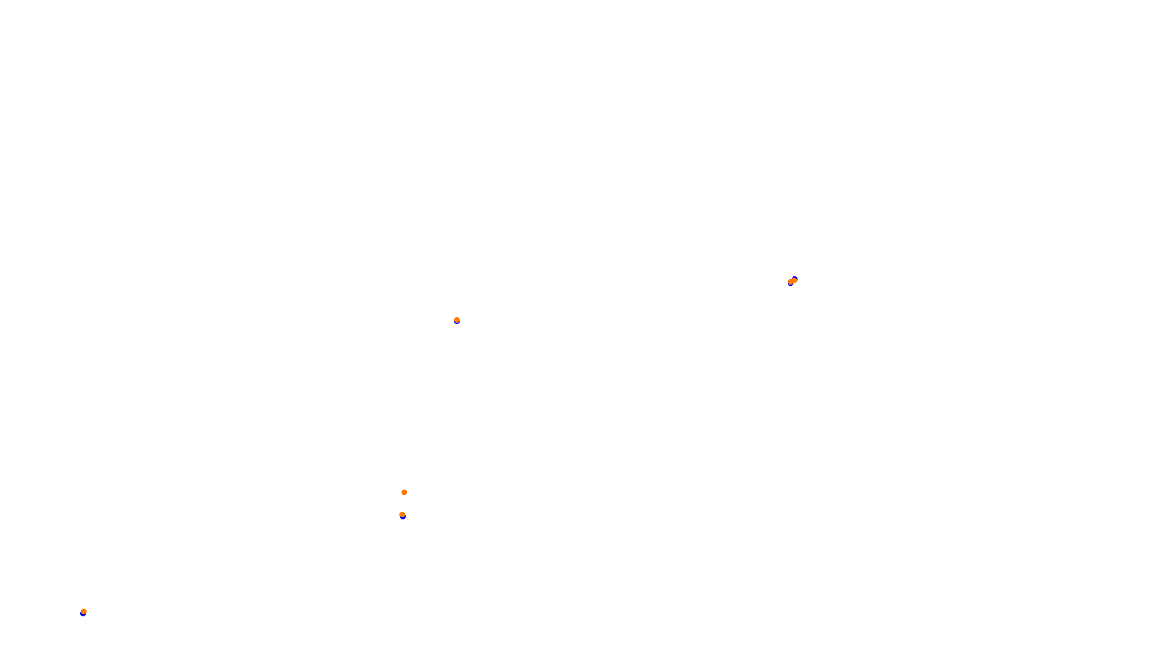 SRV Imola - Layout GP (3xDRS) collisions