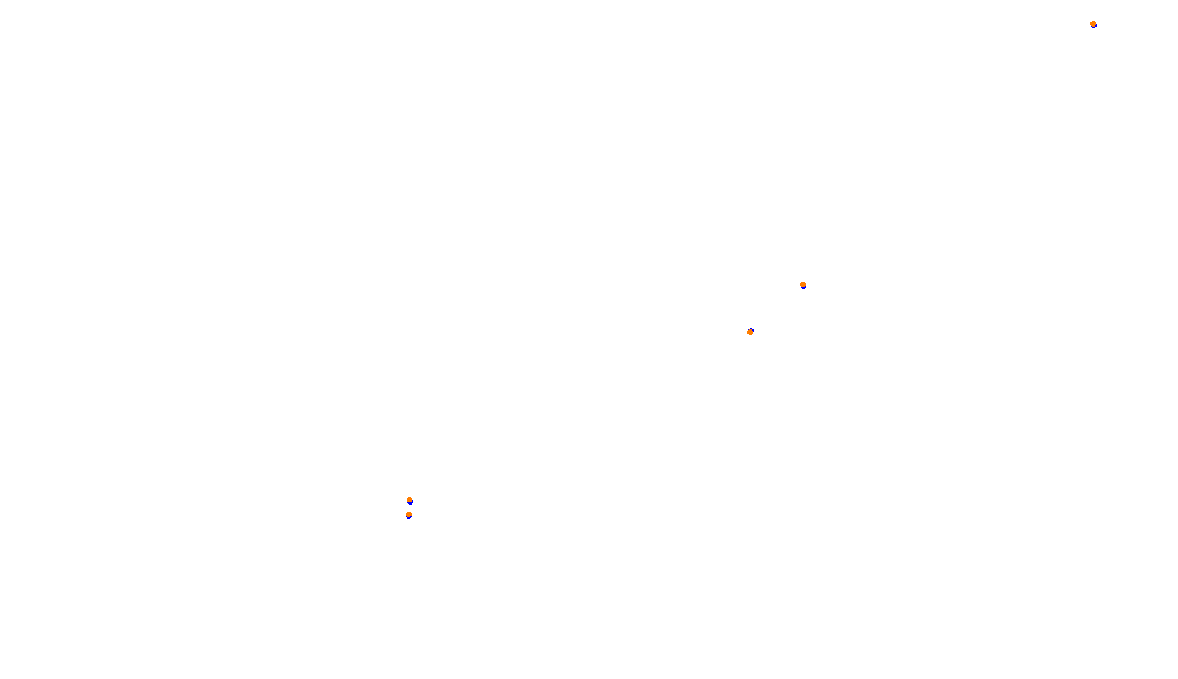 SRV Imola - Layout GP (3xDRS) collisions