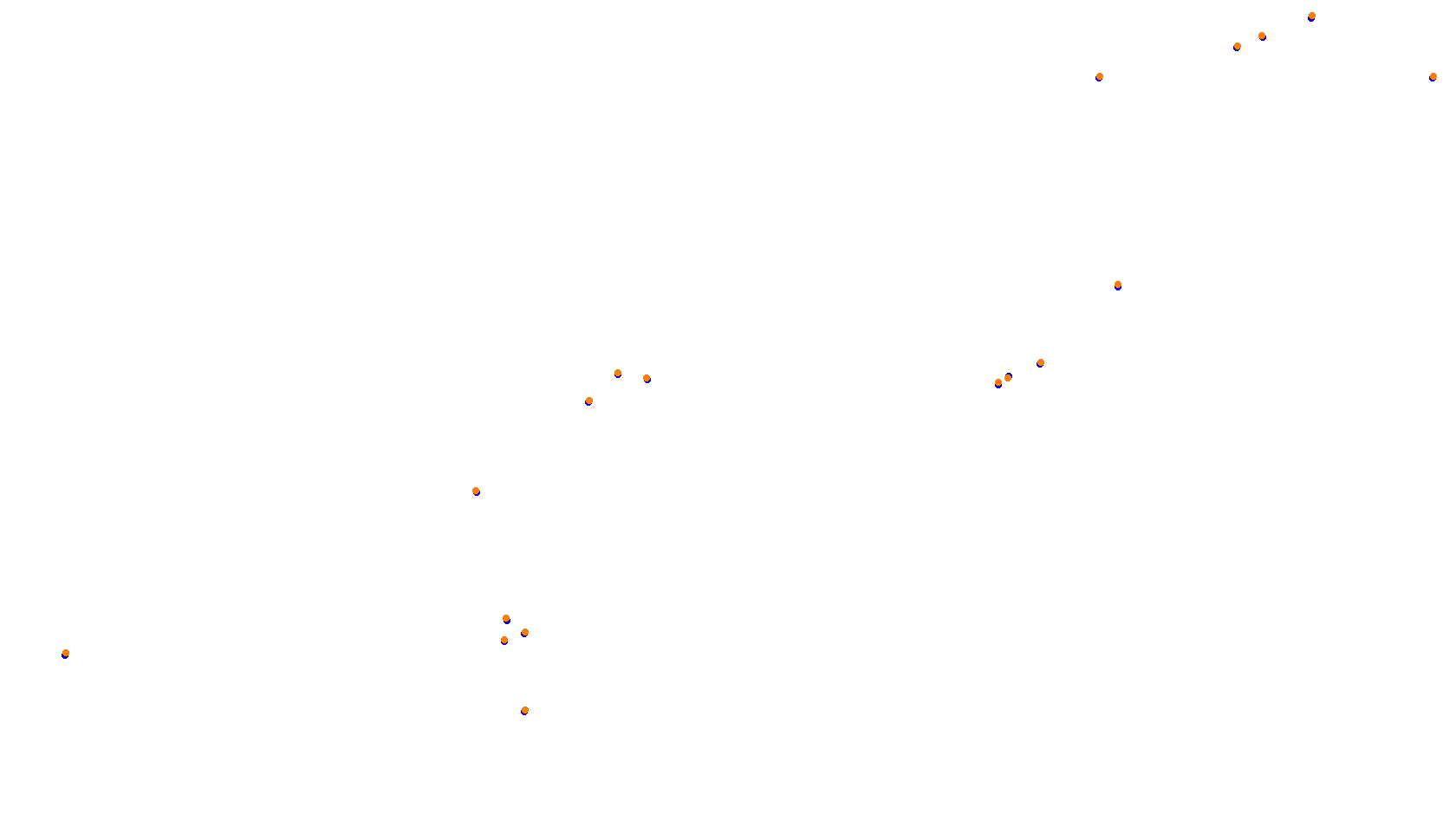 SRV Imola - Layout GP (3xDRS) collisions