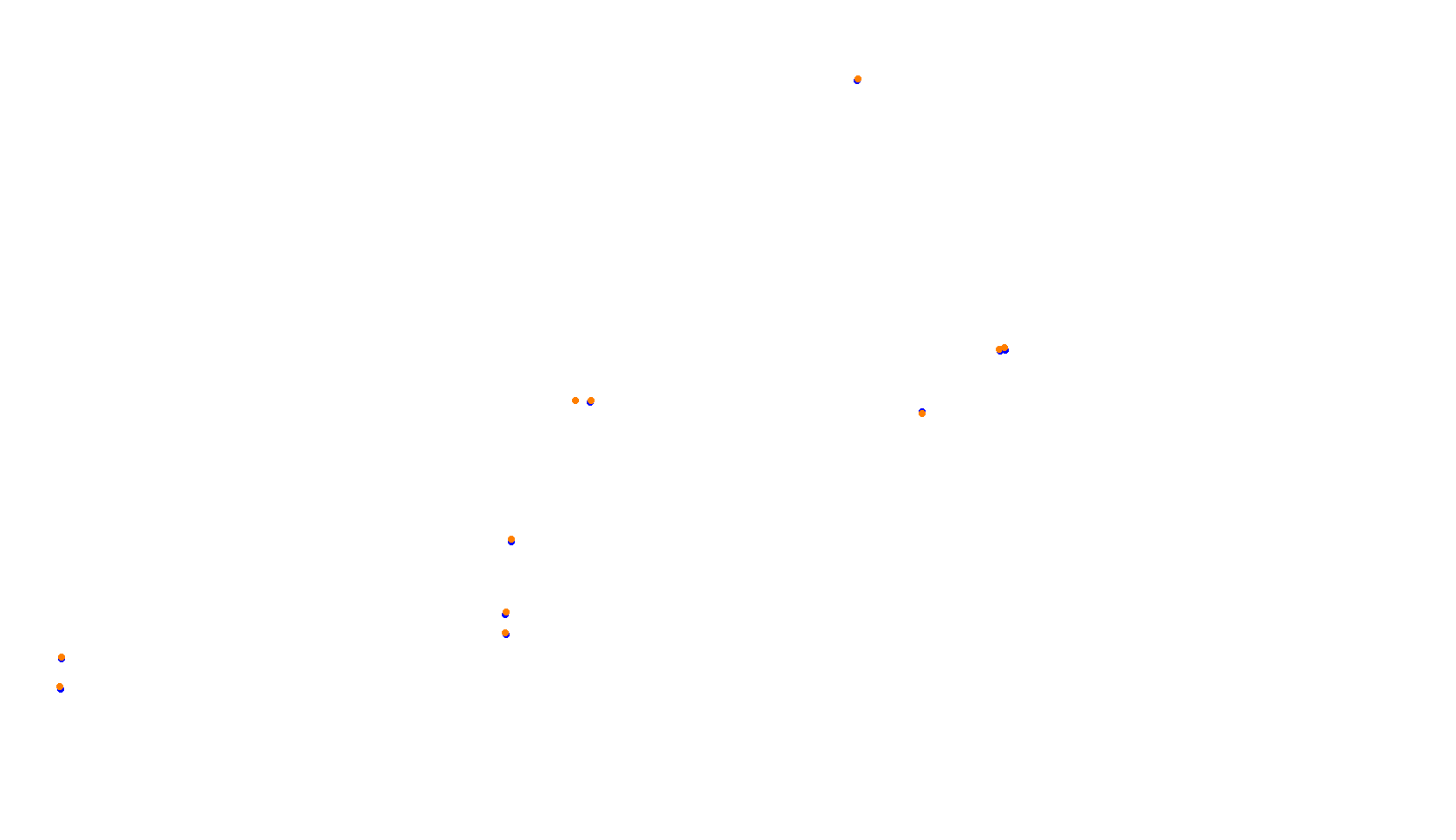 SRV Imola - Layout GP (3xDRS) collisions