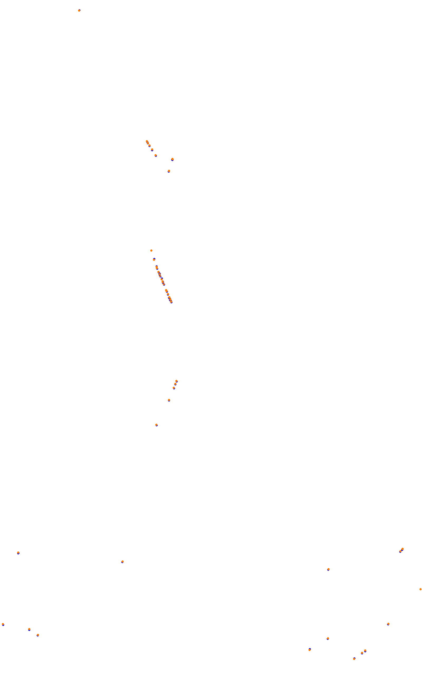 SRV Spa 2022 layout GP (3xDRS) collisions