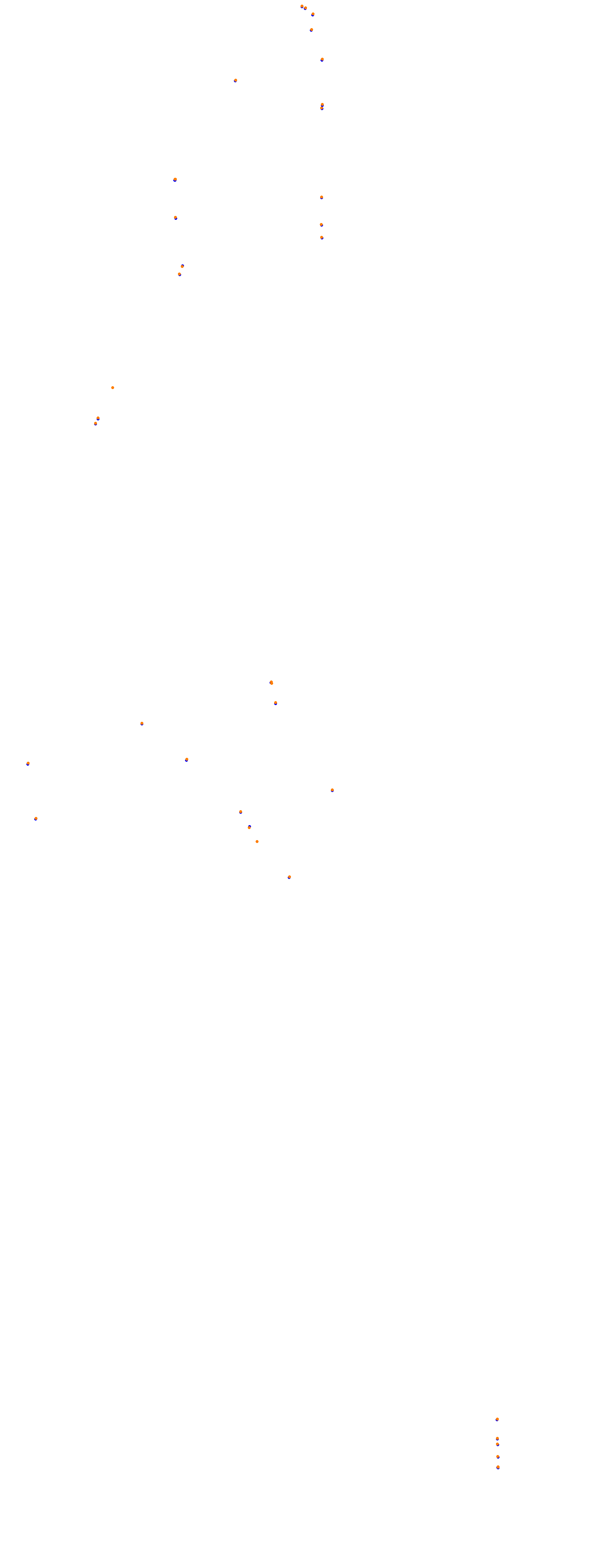 SRV Nurburgring Layout GP (3xDRS) collisions