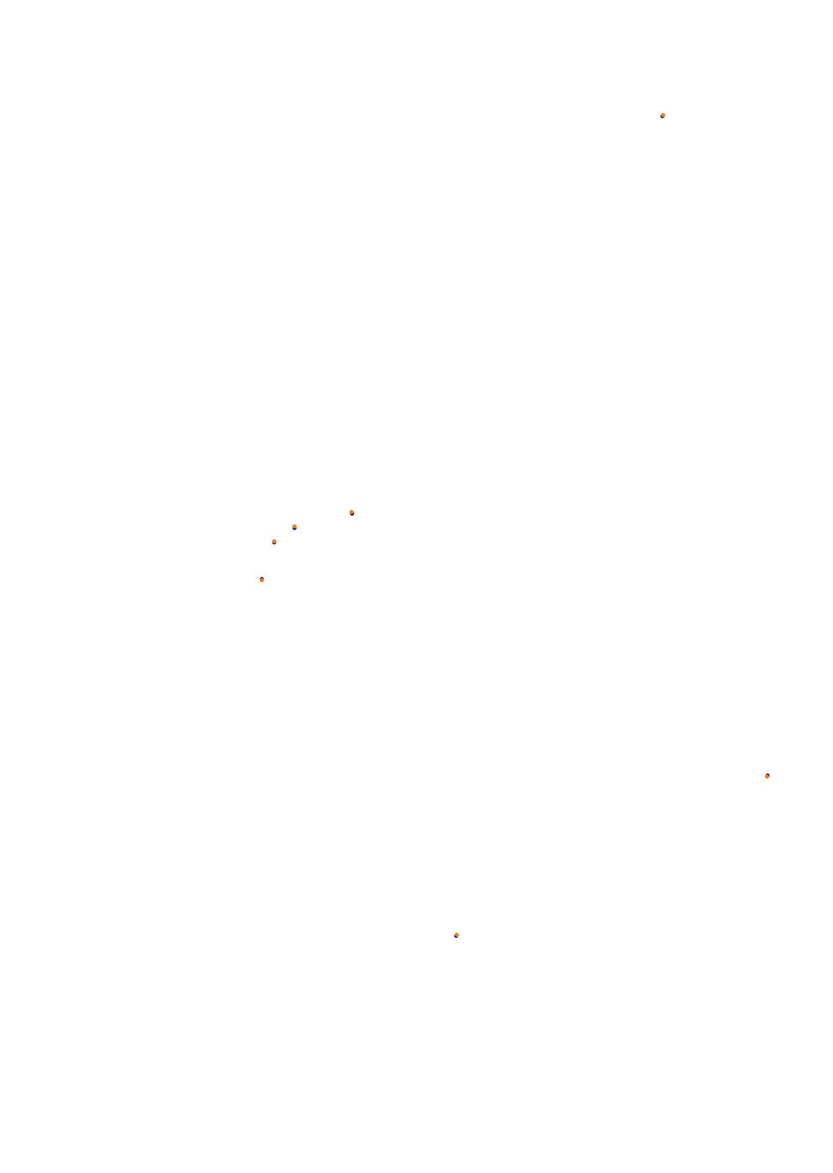 SRV Road America Layout GP (3xDRS) collisions