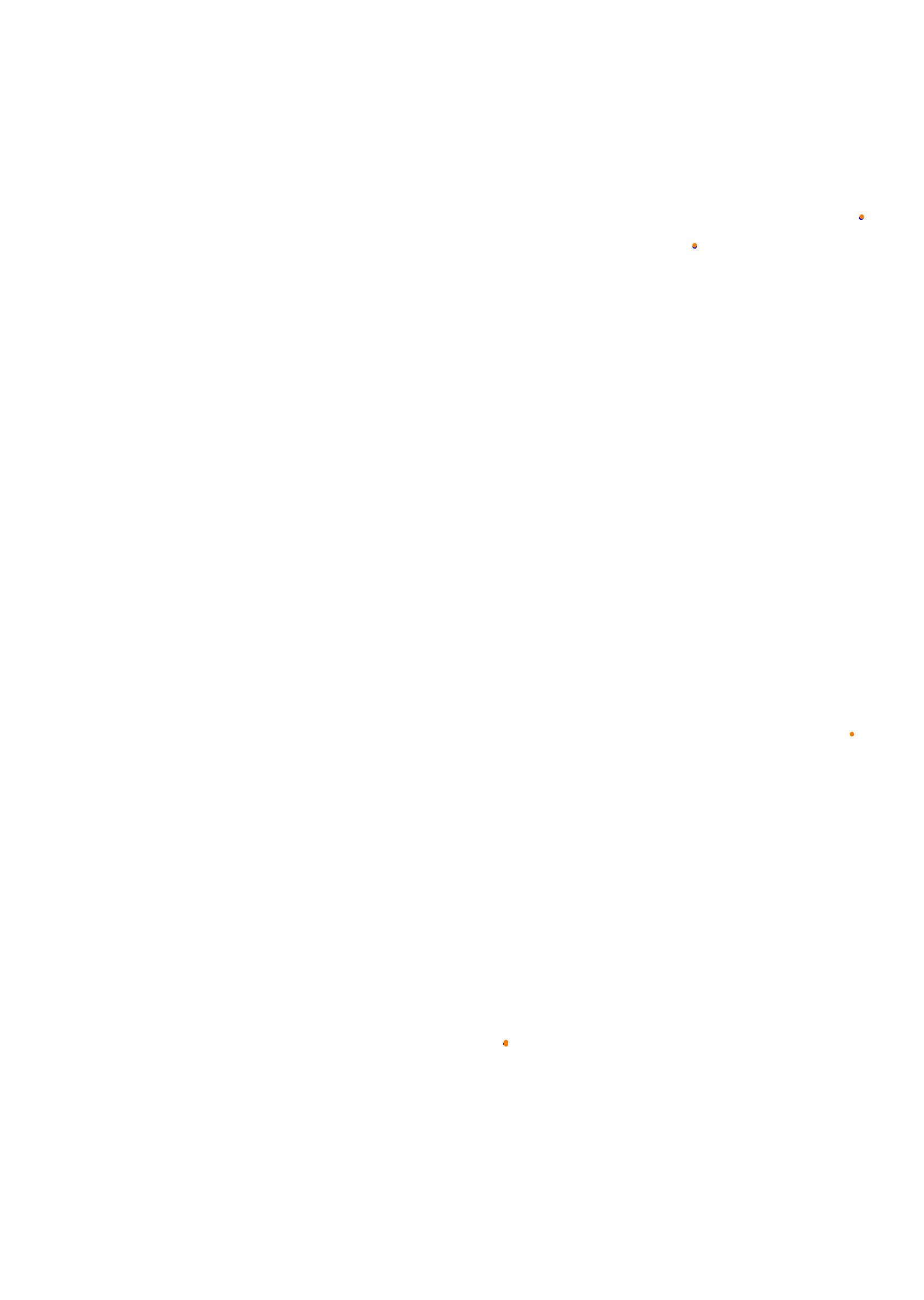 SRV Road America Layout GP (3xDRS) collisions