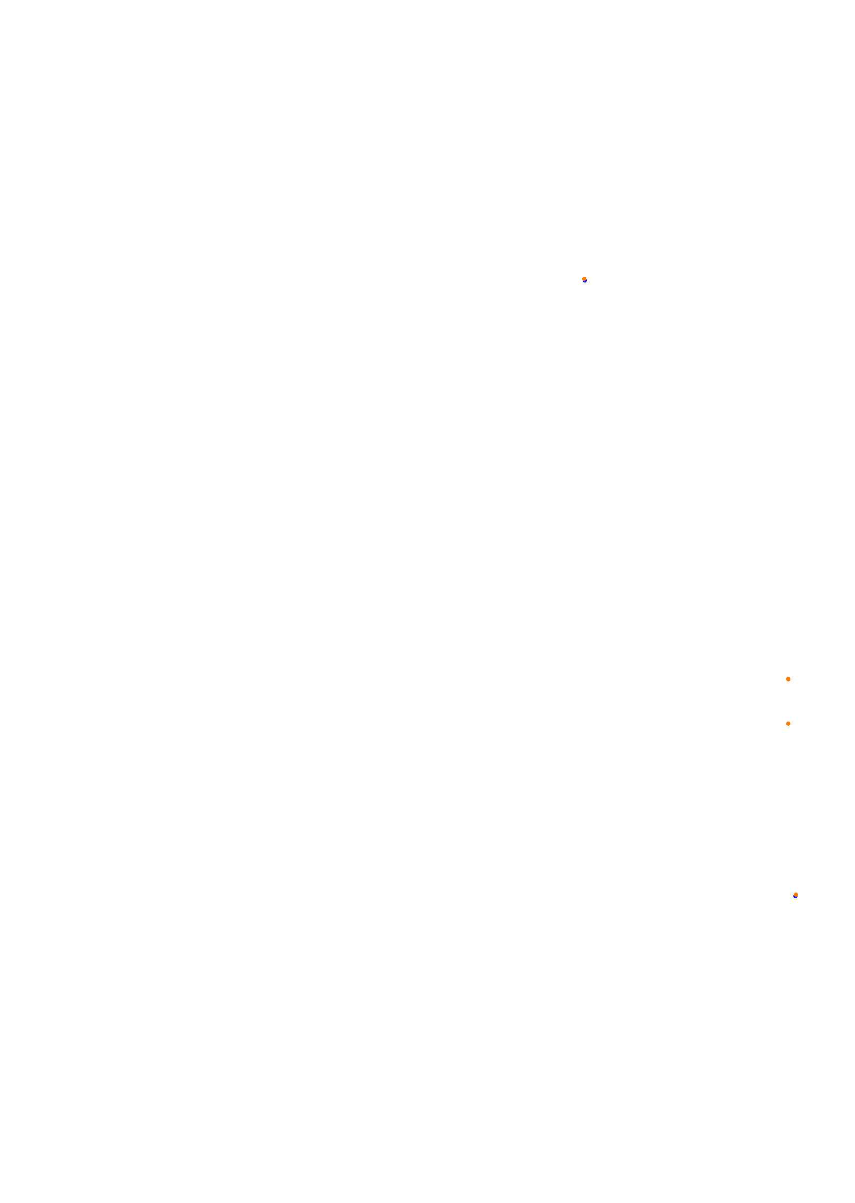 SRV Road America Layout GP (3xDRS) collisions