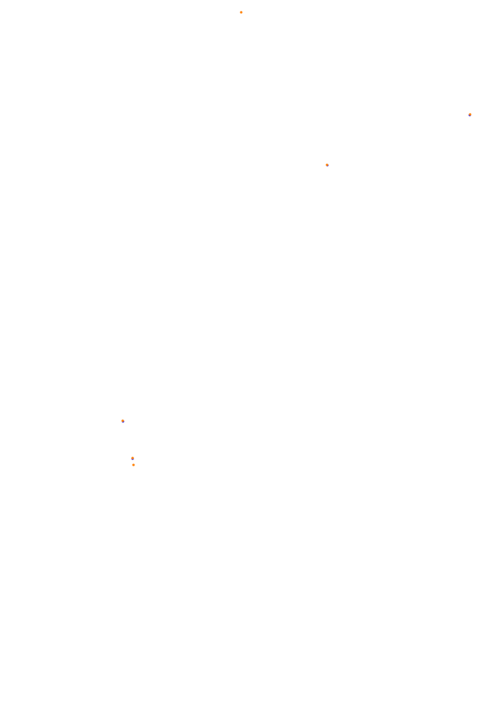 SRV Road America Layout GP (3xDRS) collisions