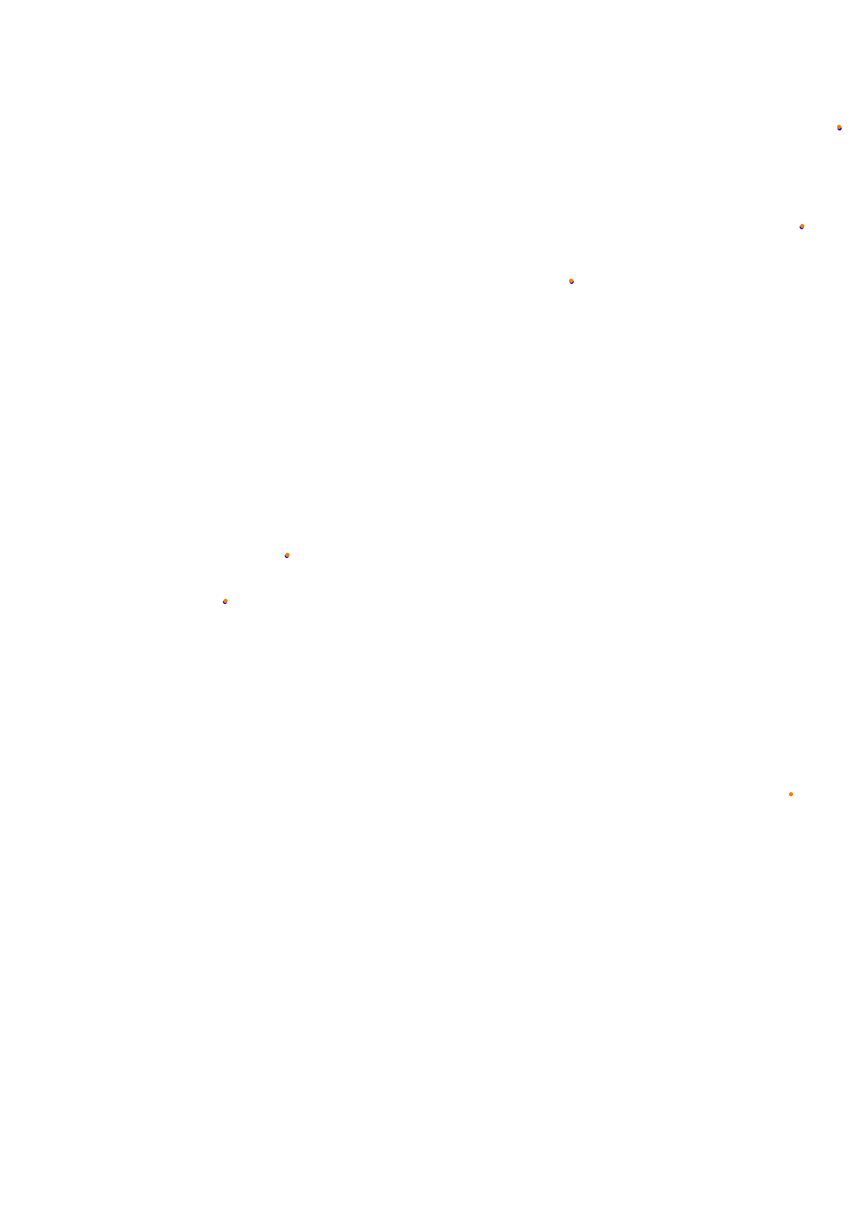 SRV Road America Layout GP (3xDRS) collisions