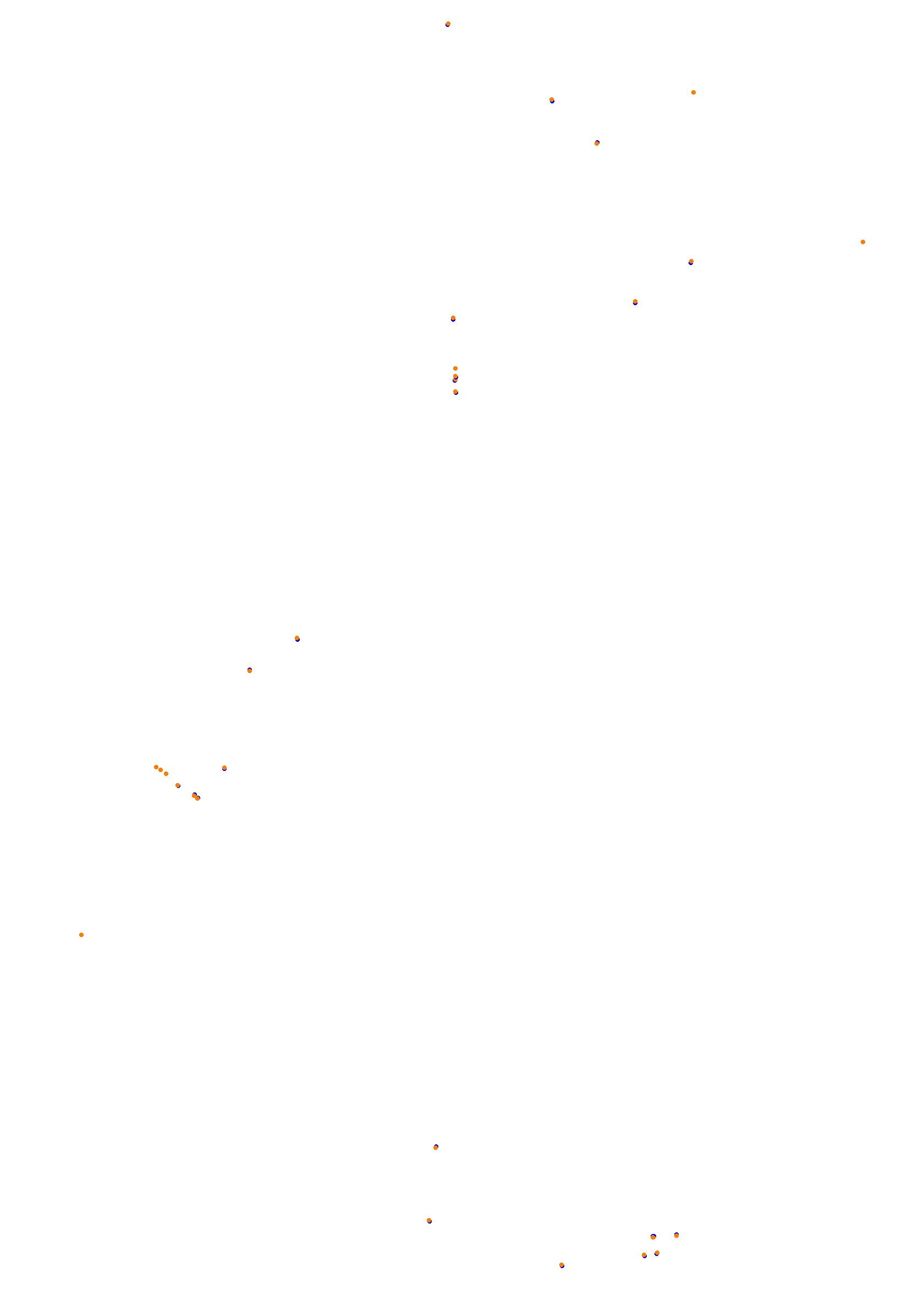 SRV Road America Layout GP (3xDRS) collisions