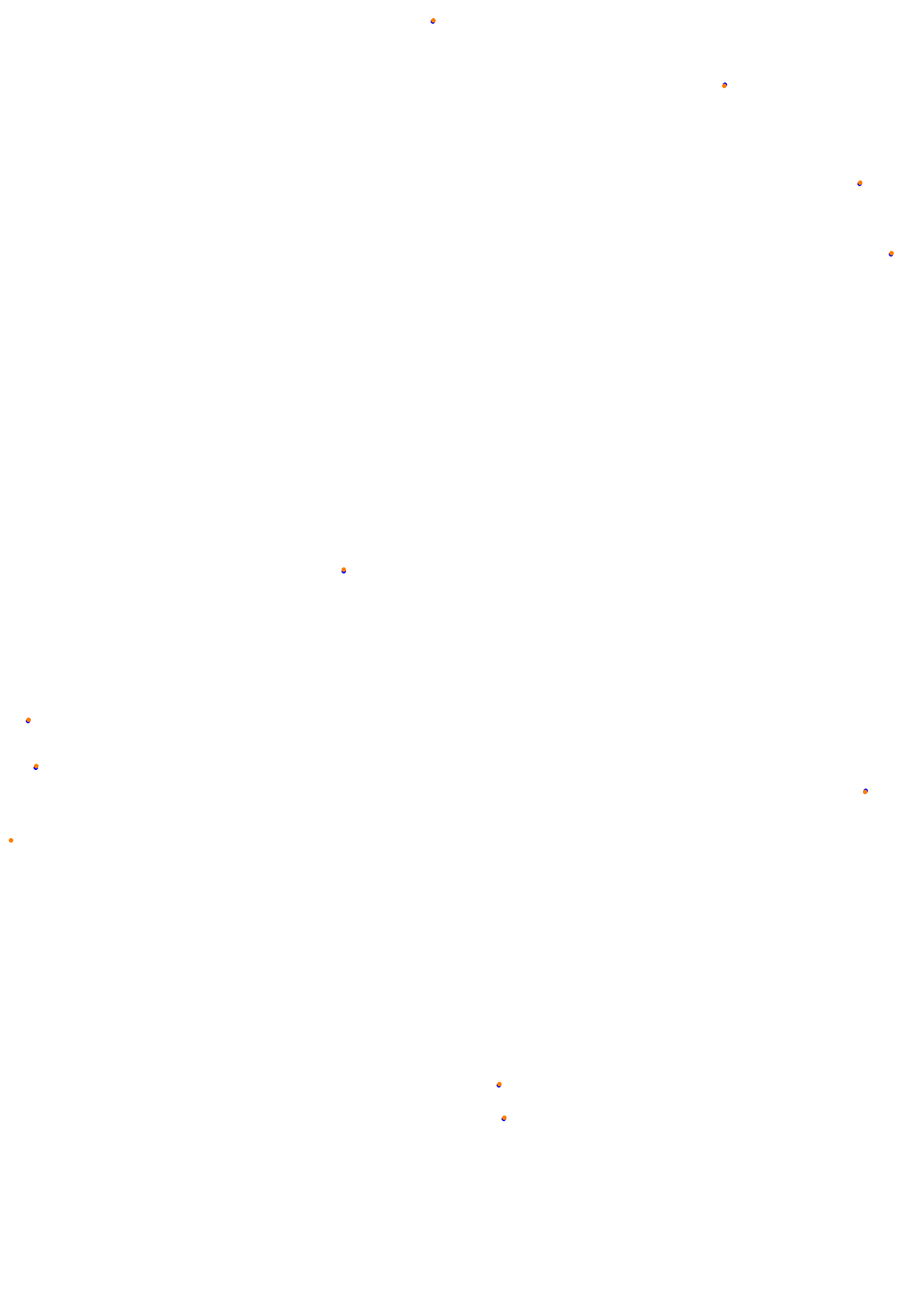 SRV Road America Layout GP (3xDRS) collisions