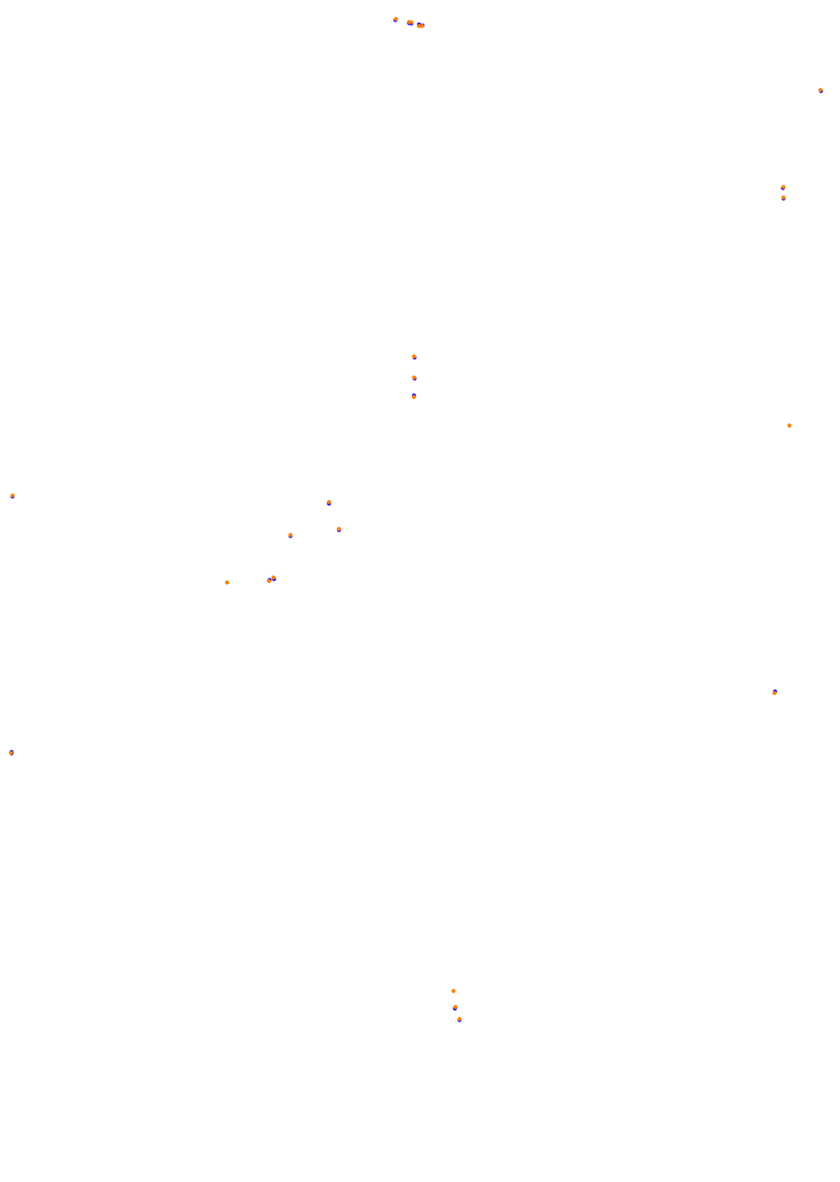 SRV Road America Layout GP (3xDRS) collisions