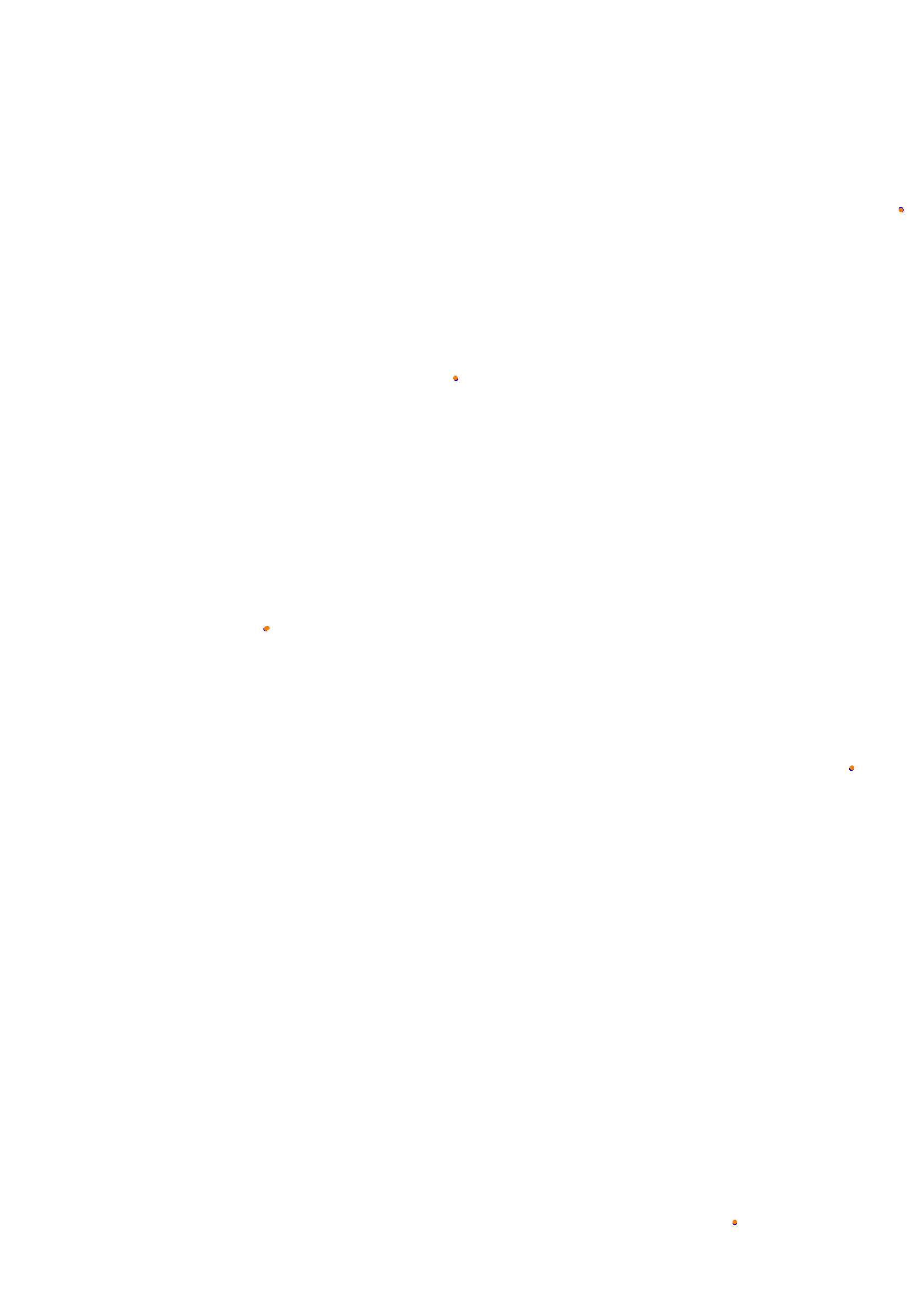 SRV Road America Layout GP (3xDRS) collisions