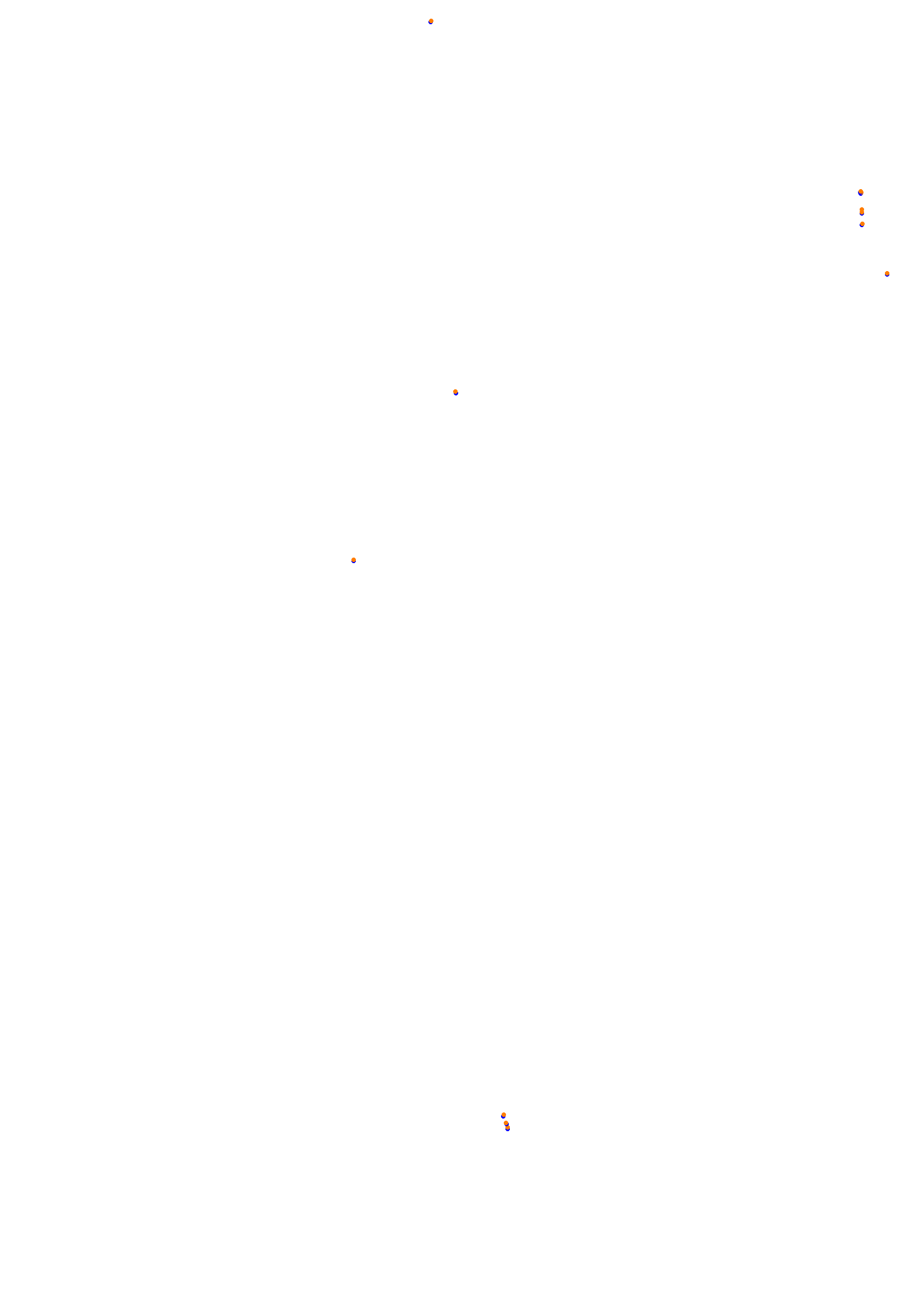 SRV Road America Layout GP (3xDRS) collisions