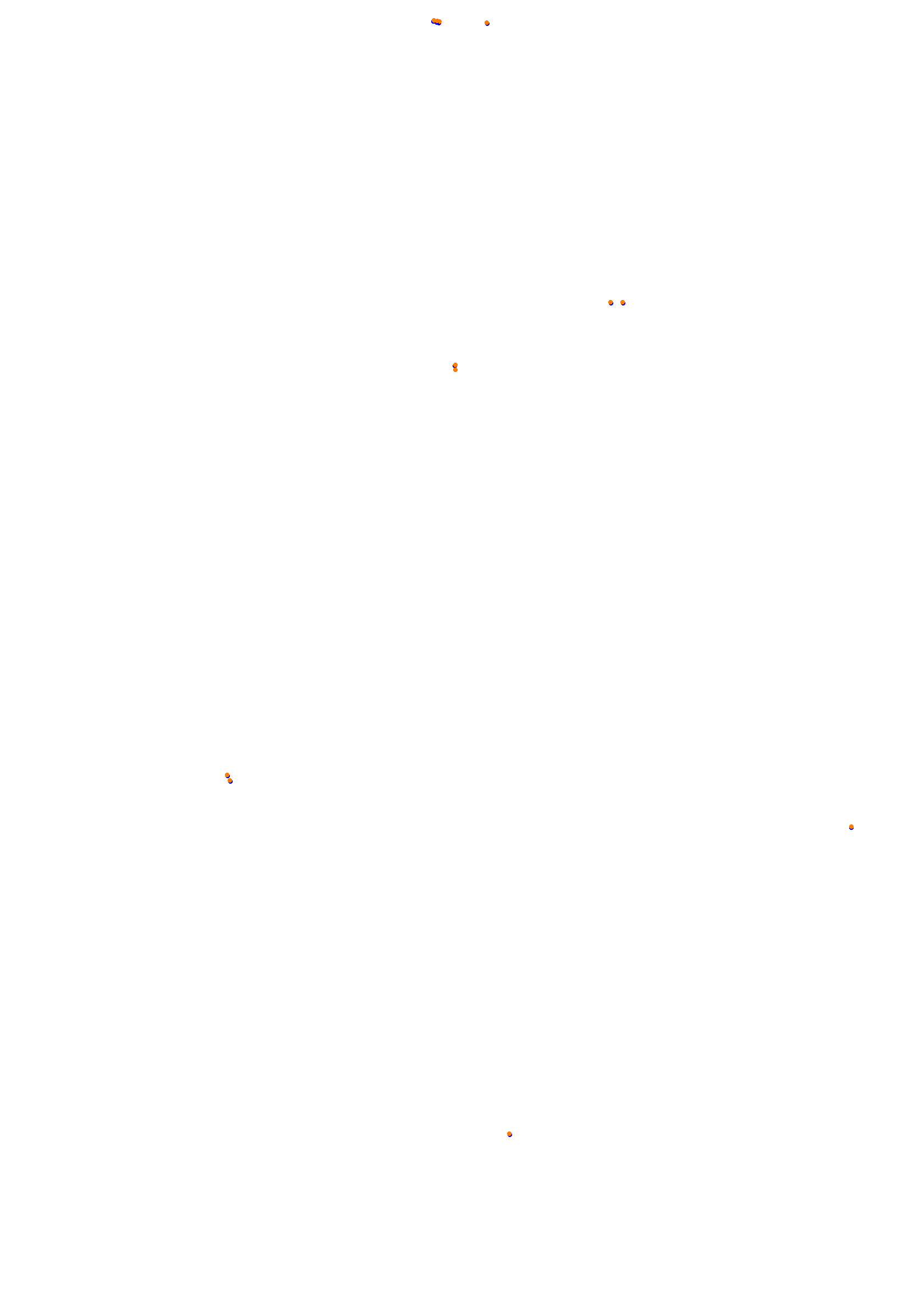 SRV Road America Layout GP (3xDRS) collisions