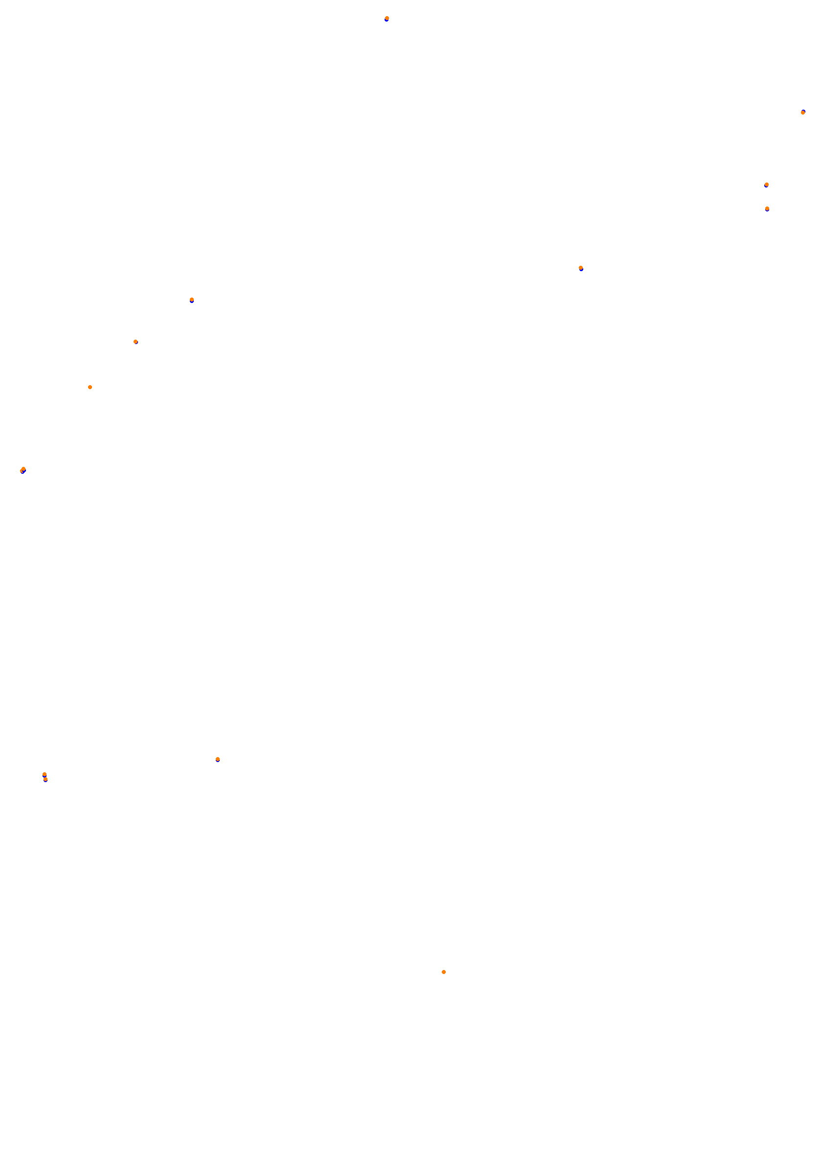 SRV Road America Layout GP collisions