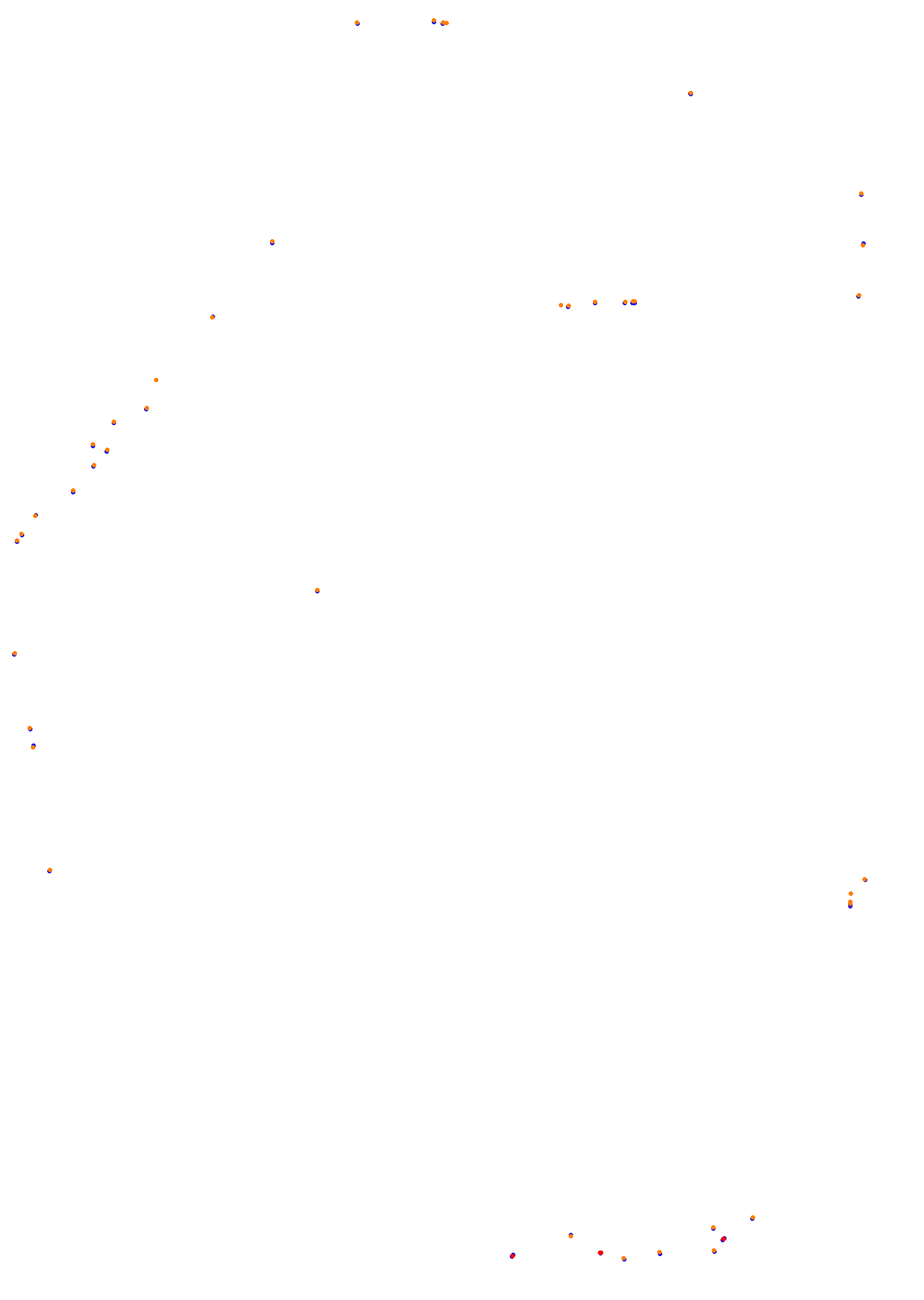 SRV Road America Layout GP collisions