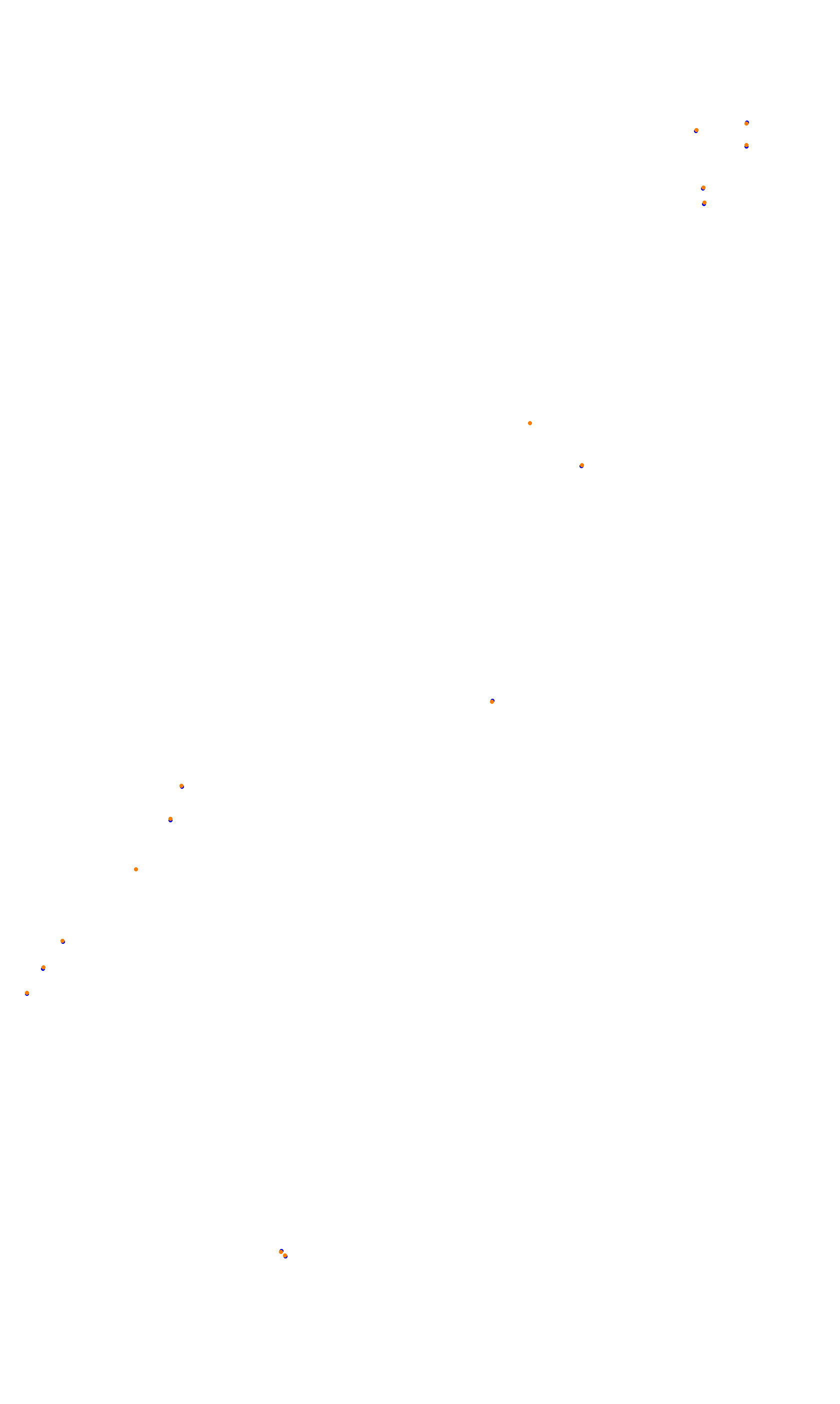 SRV Silverstone - Layout GP collisions