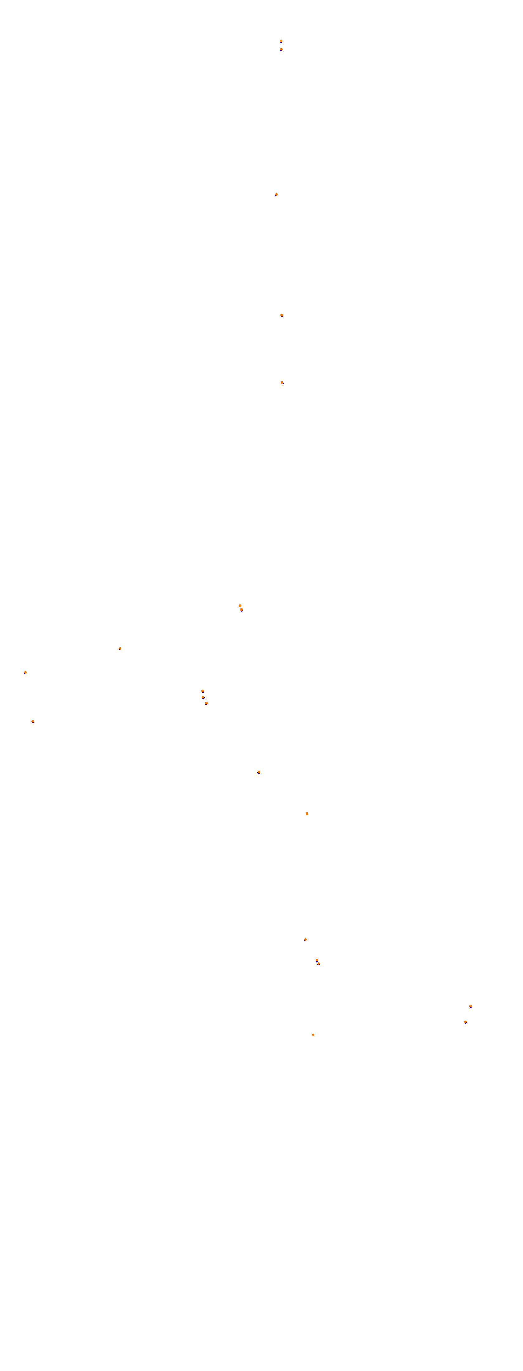 SRV Nurburgring Layout GP collisions