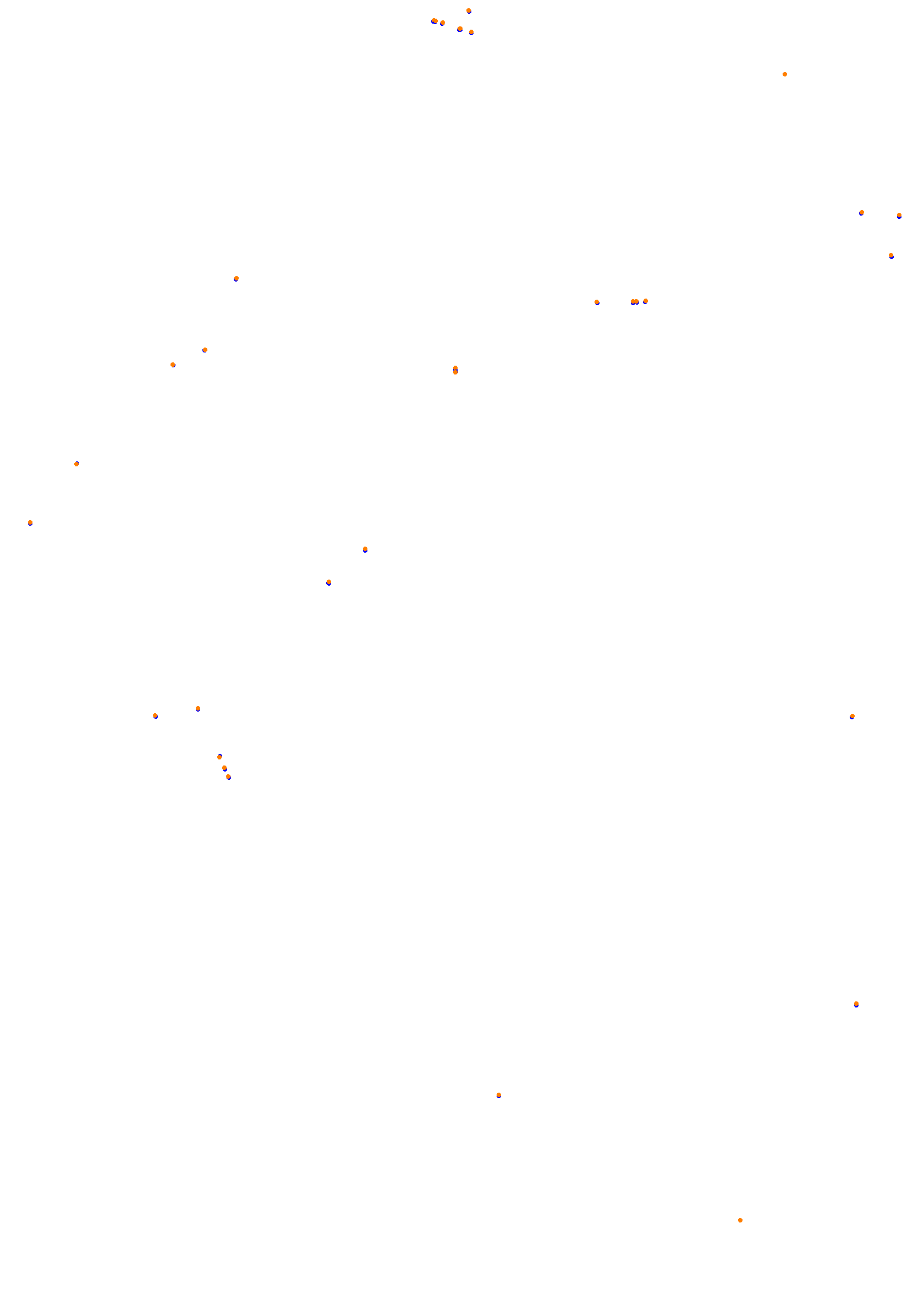 SRV Road America Layout GP collisions