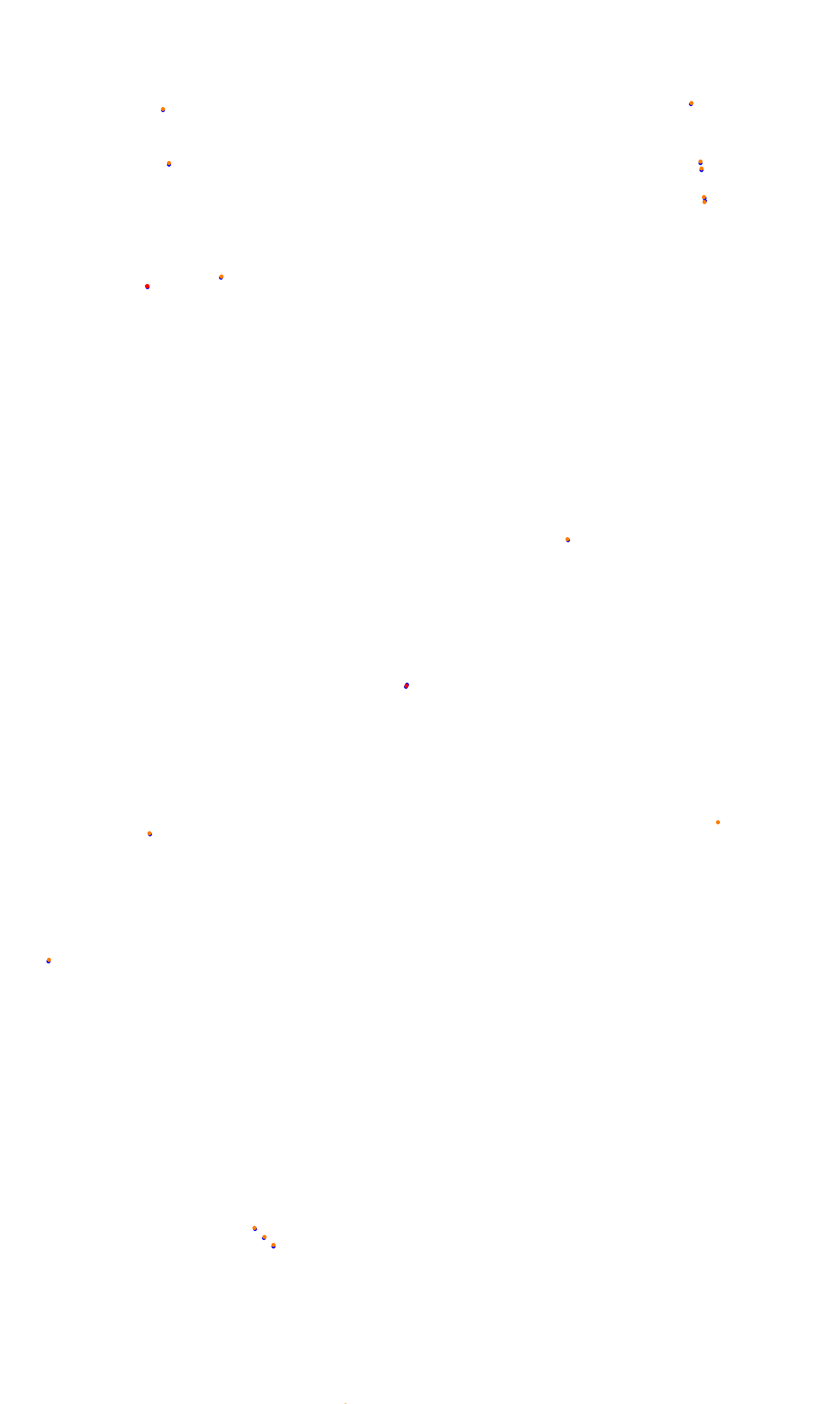 SRV Silverstone - Layout GP collisions