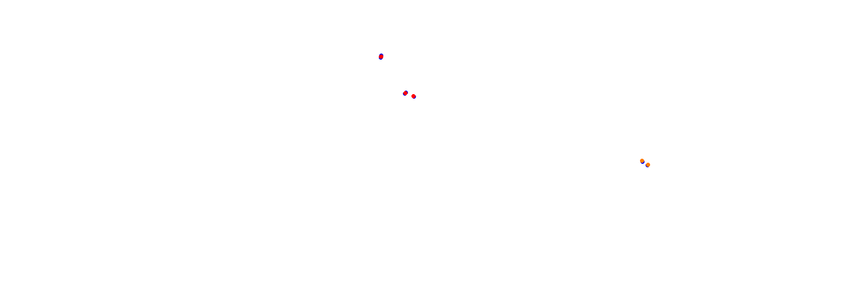 SRV Autodrom Most - Layout GP collisions