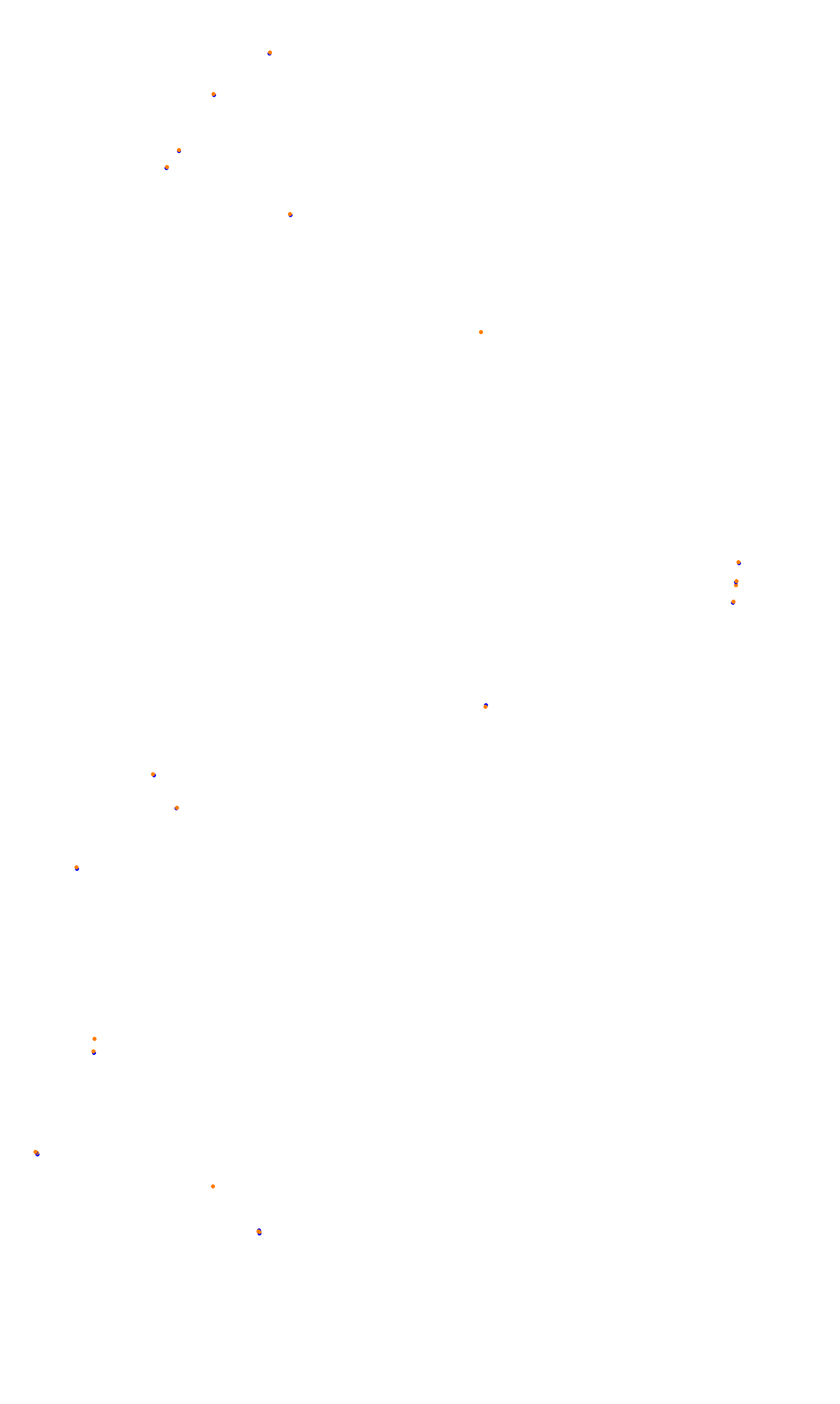 SRV Silverstone - Layout GP collisions