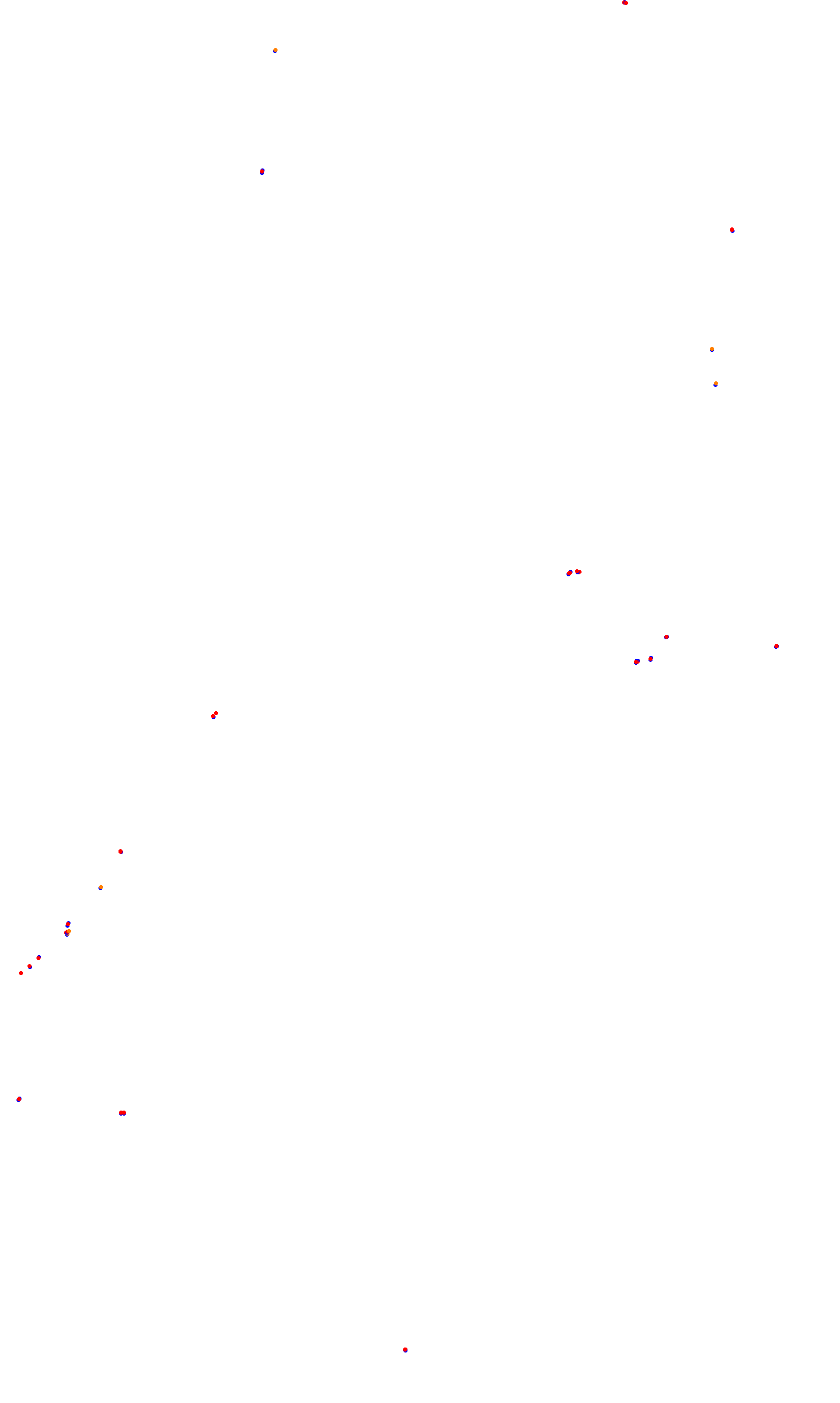 SRV Silverstone - Layout GP collisions