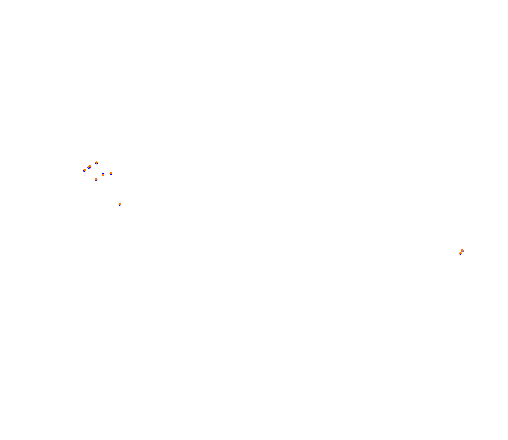 SRV Zandvoort 2020 - Layout GP collisions