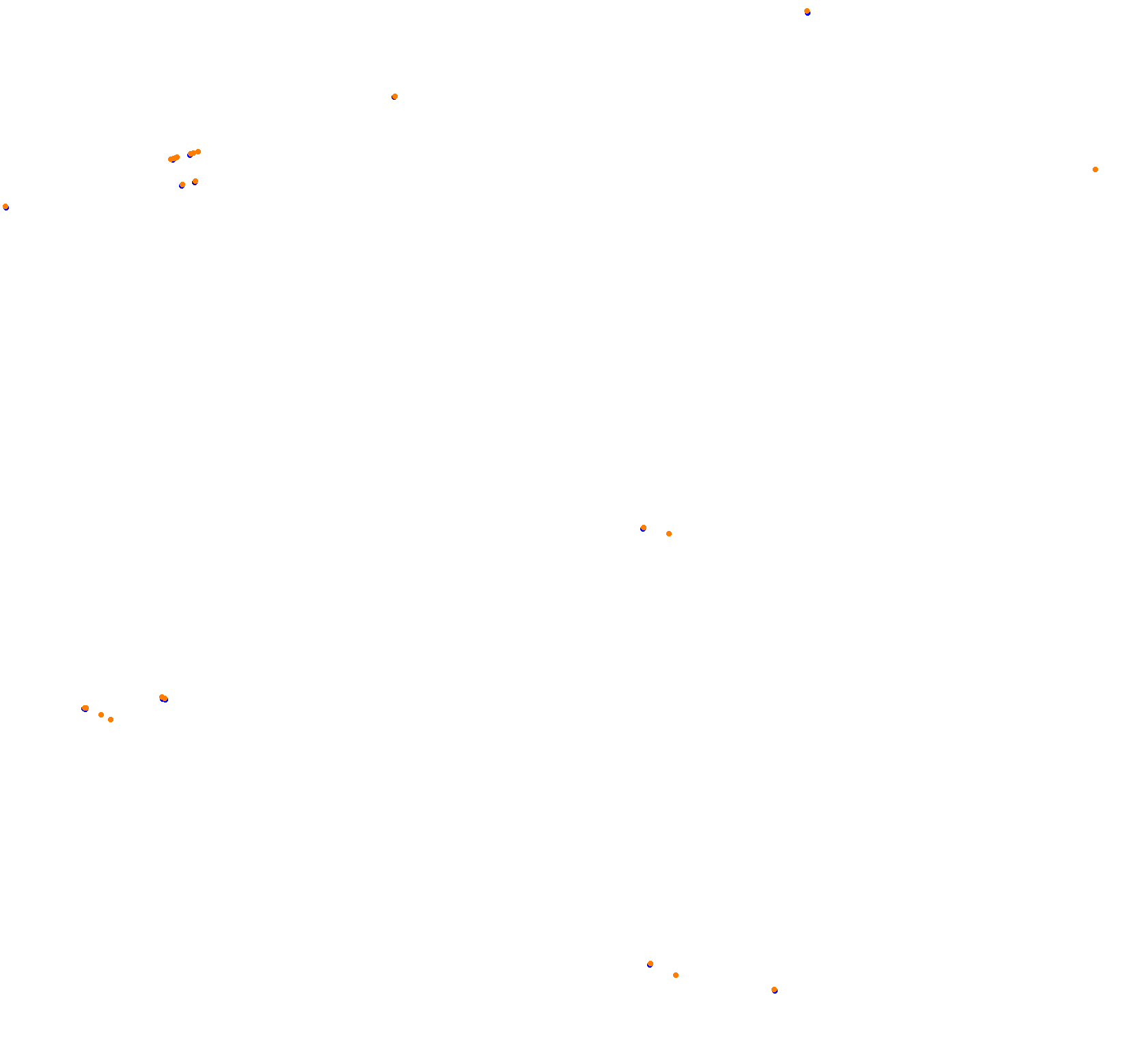 SRV Lausitzring - Layout GP collisions