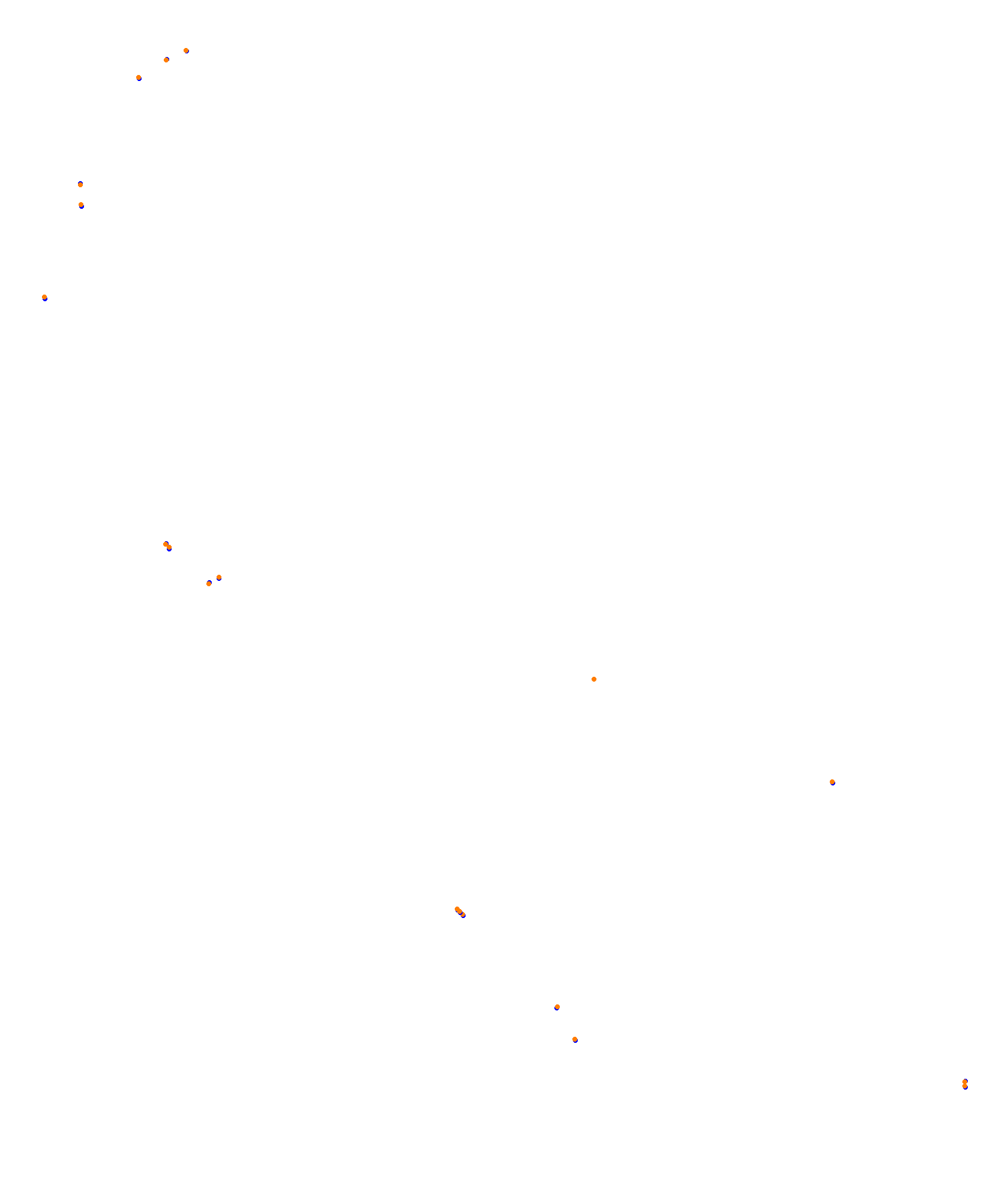 SRV Melbourne 2022 - Layout GP collisions