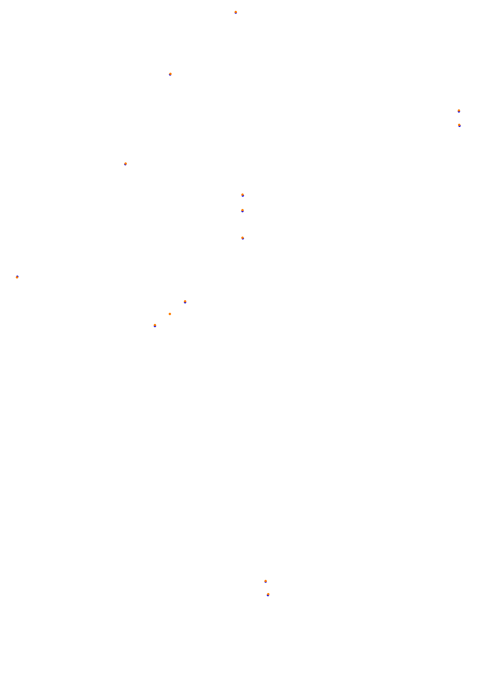 SRV Road America Layout GP collisions