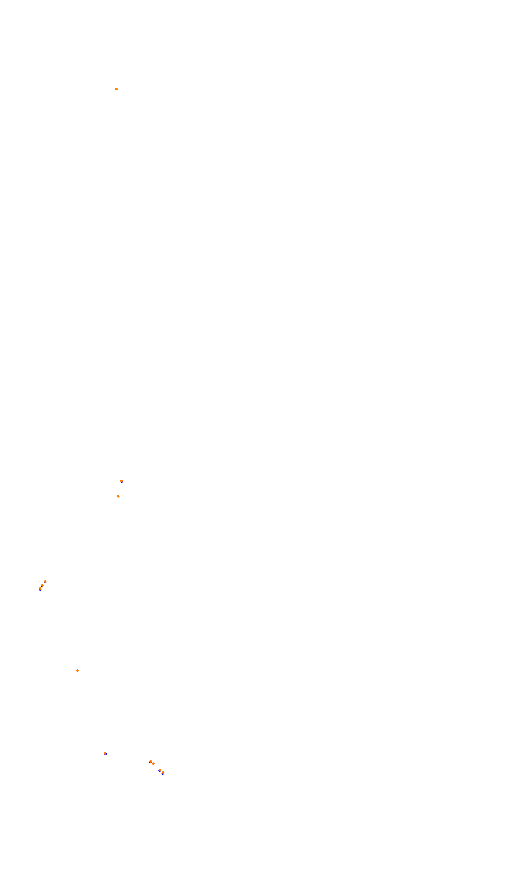 SRV Silverstone - Layout GP collisions