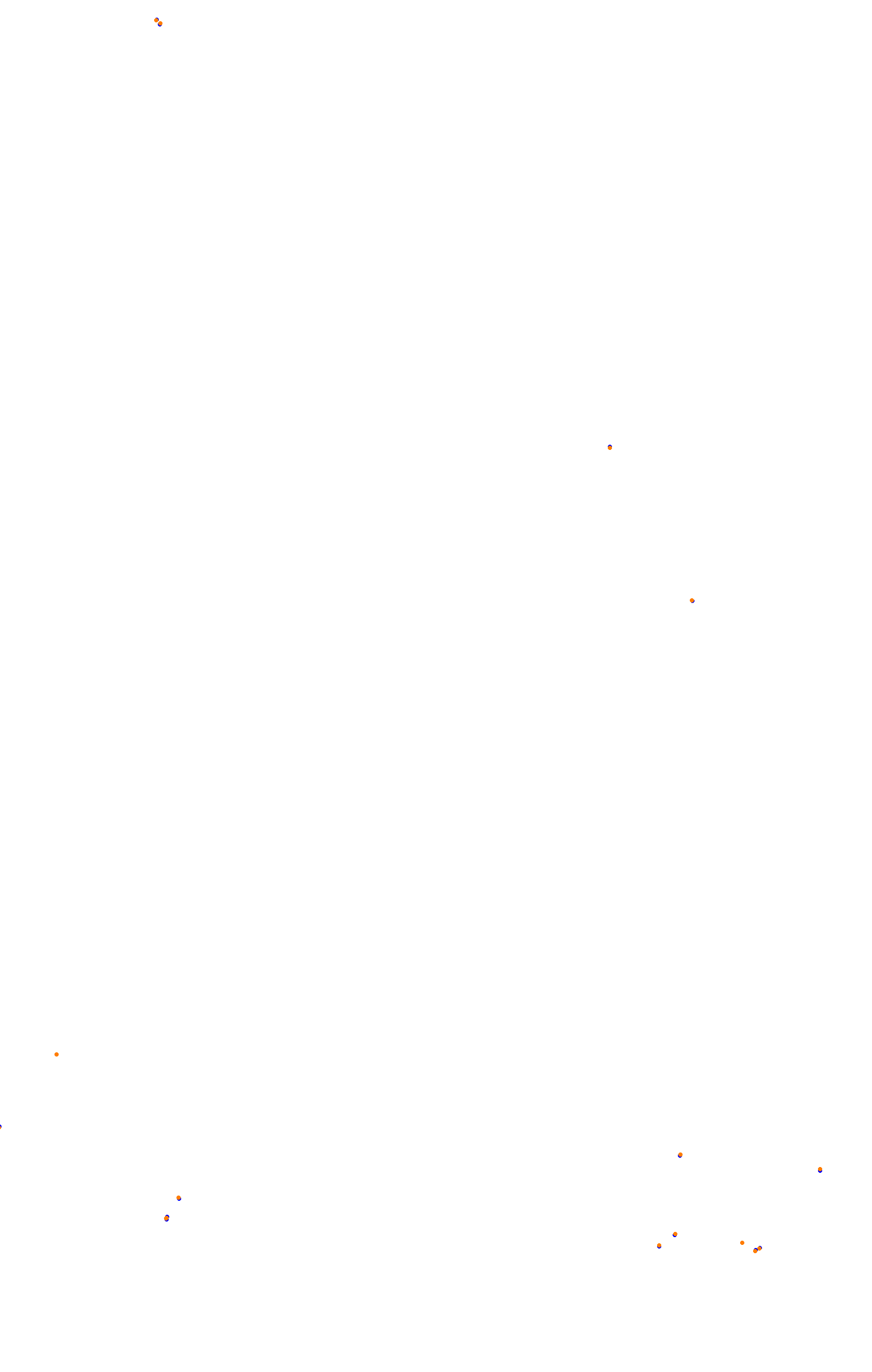 SRV Spa 2022 layout GP collisions