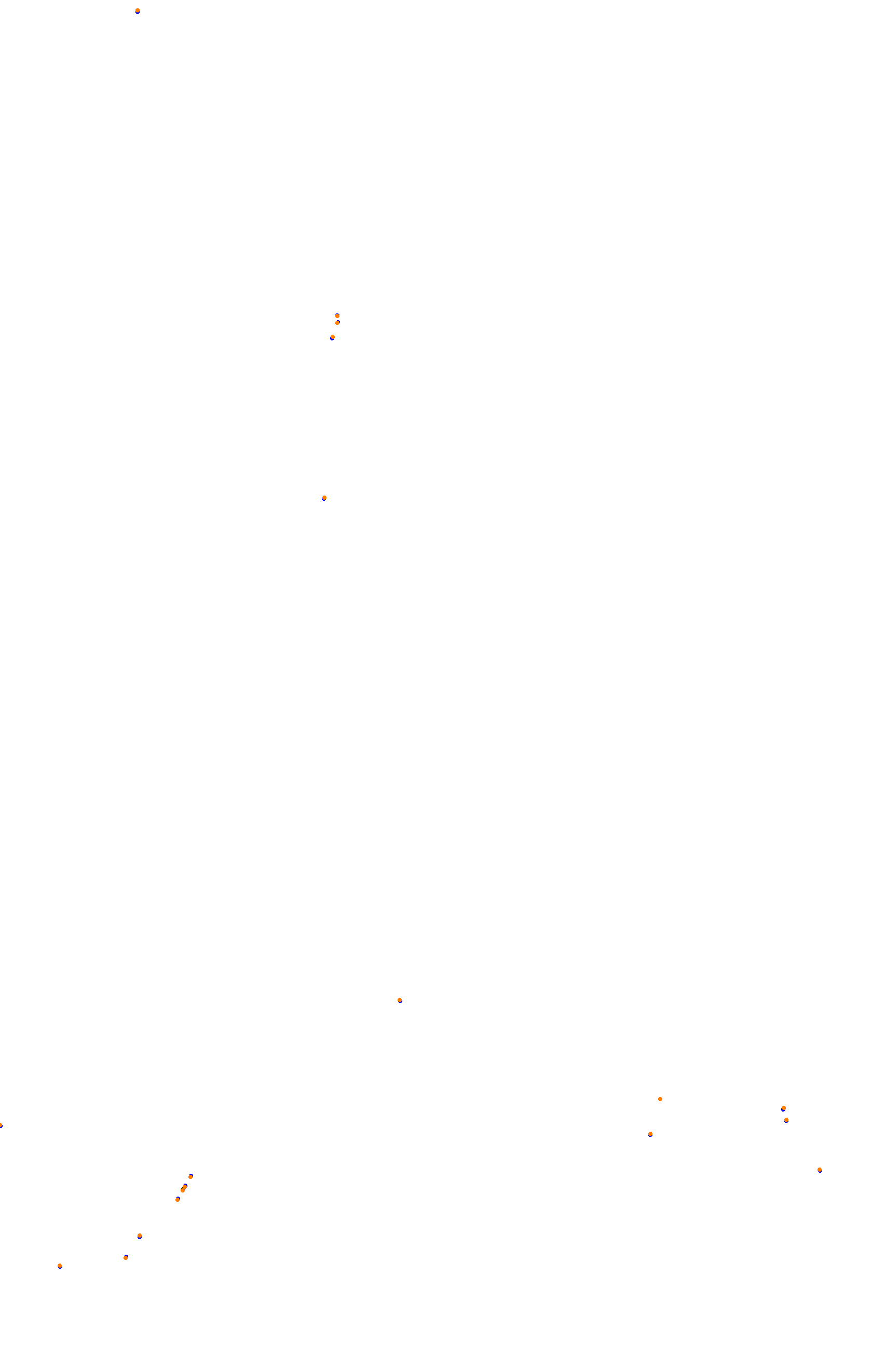 SRV Spa 2022 layout GP collisions