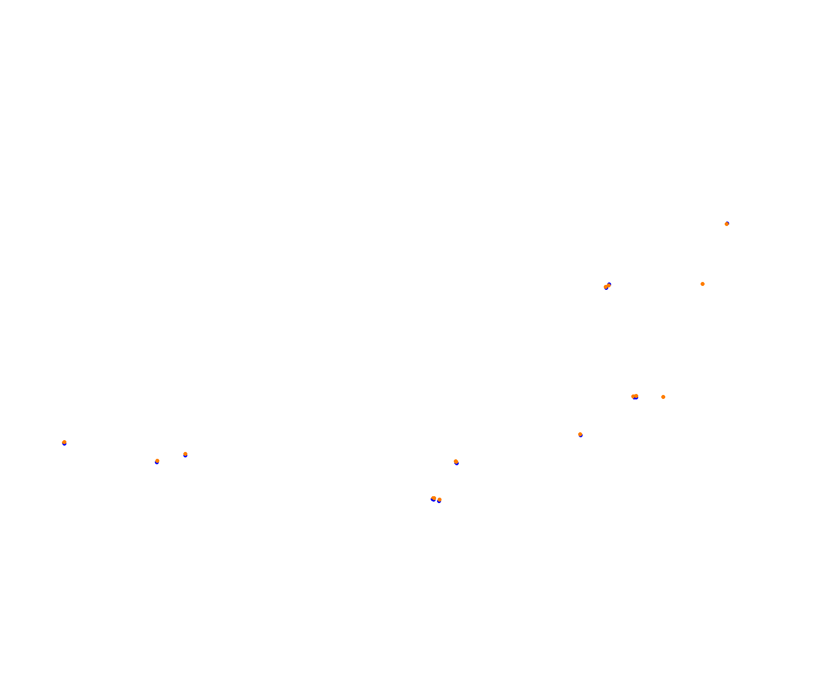 SRV Sepang International Circuit - Layout GP collisions