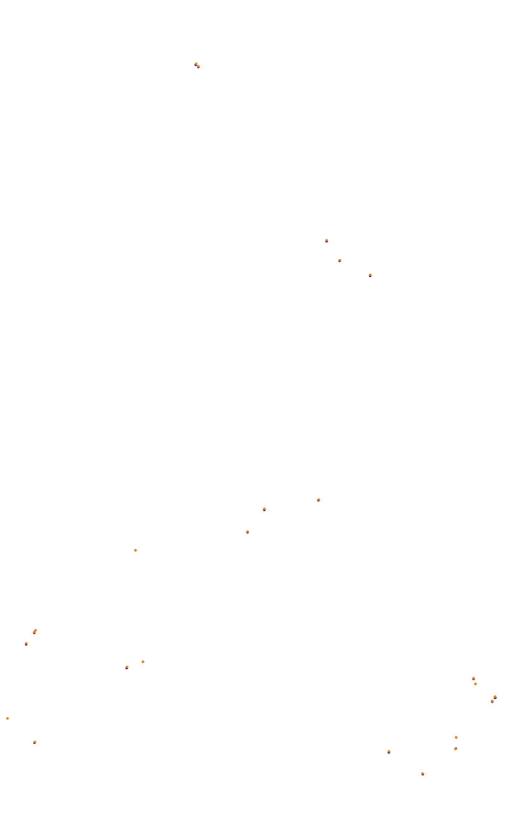 SRV Spa 2022 layout GP collisions