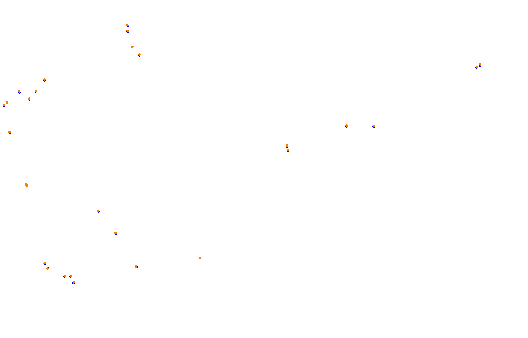 SRV Hockenheimring 2022 - Layout GP (3xDRS) collisions