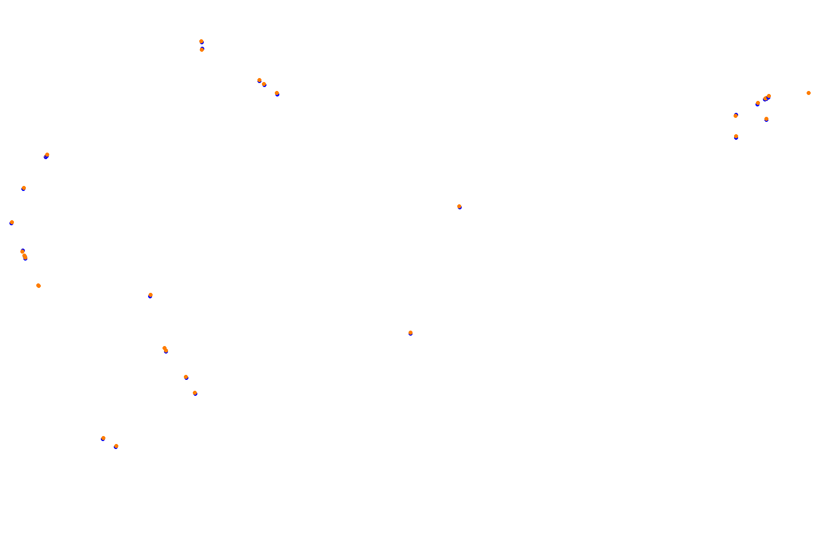 SRV Hockenheimring 2022 - Layout GP (3xDRS) collisions