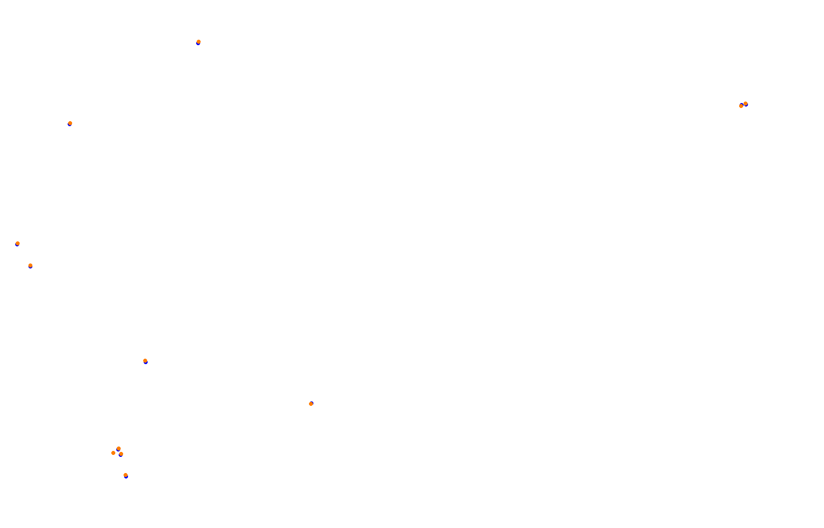 SRV Hockenheimring 2022 - Layout GP (3xDRS) collisions