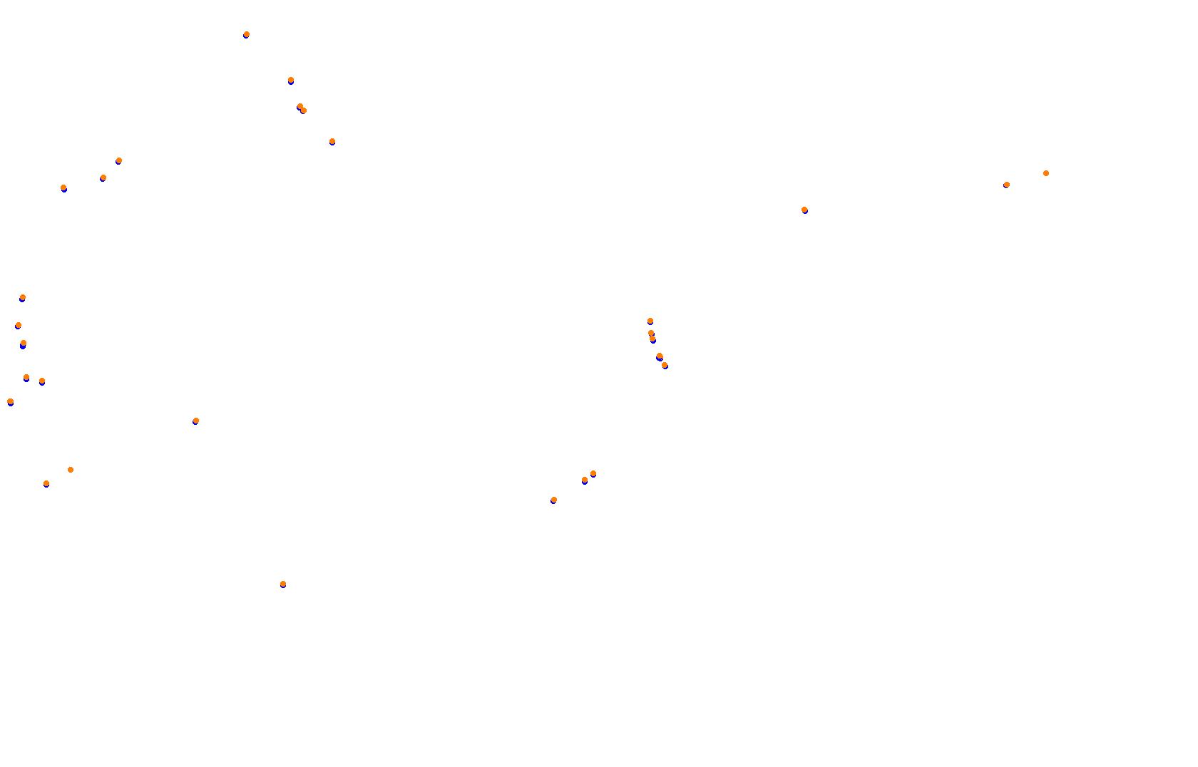 SRV Hockenheimring 2022 - Layout GP (3xDRS) collisions