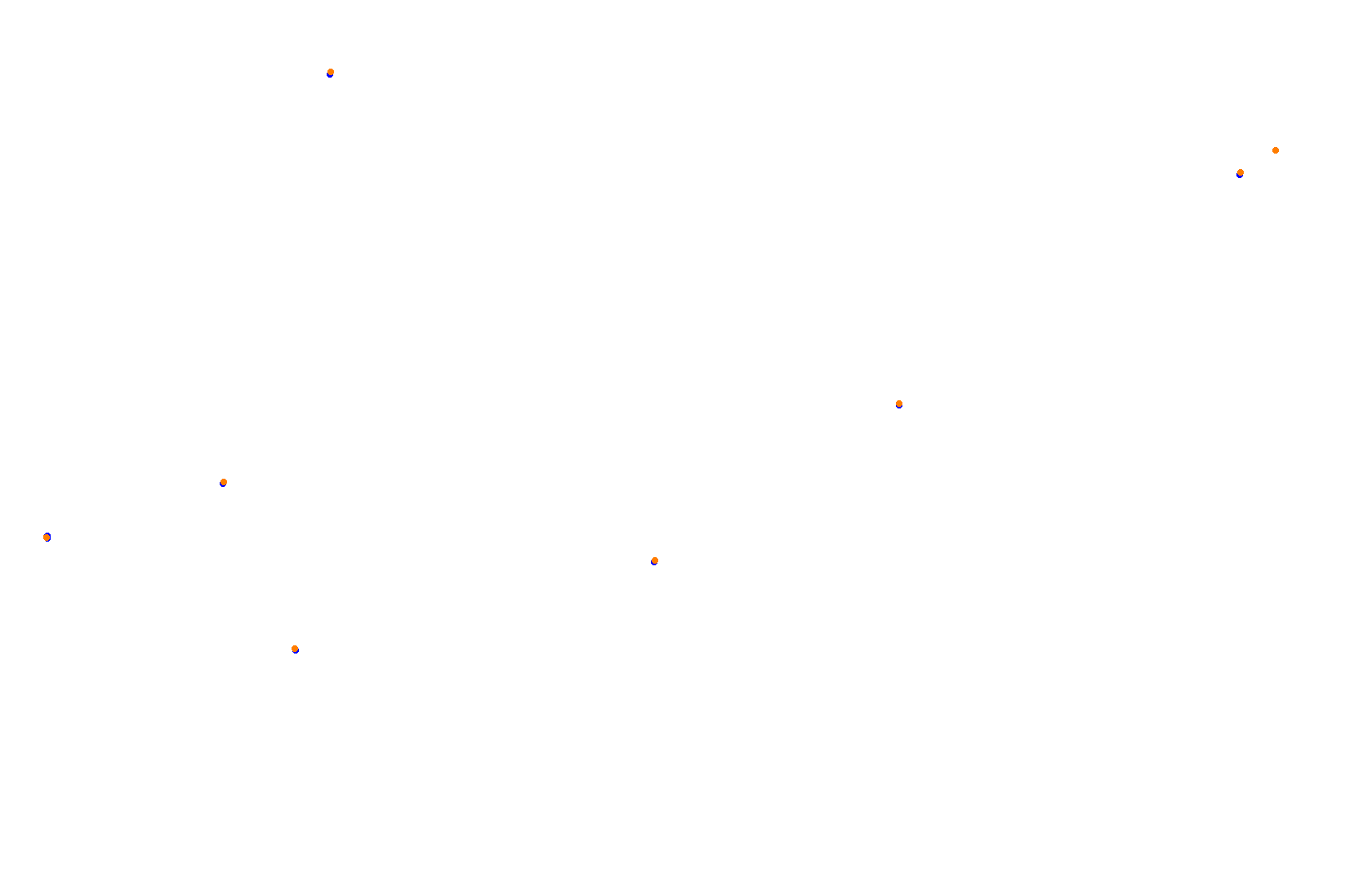 SRV Hockenheimring 2022 - Layout GP (3xDRS) collisions