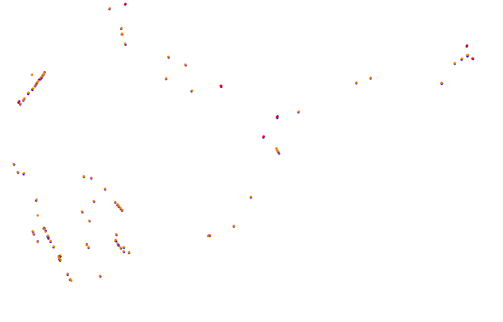 SRV Hockenheimring 2022 - Layout GP (3xDRS) collisions